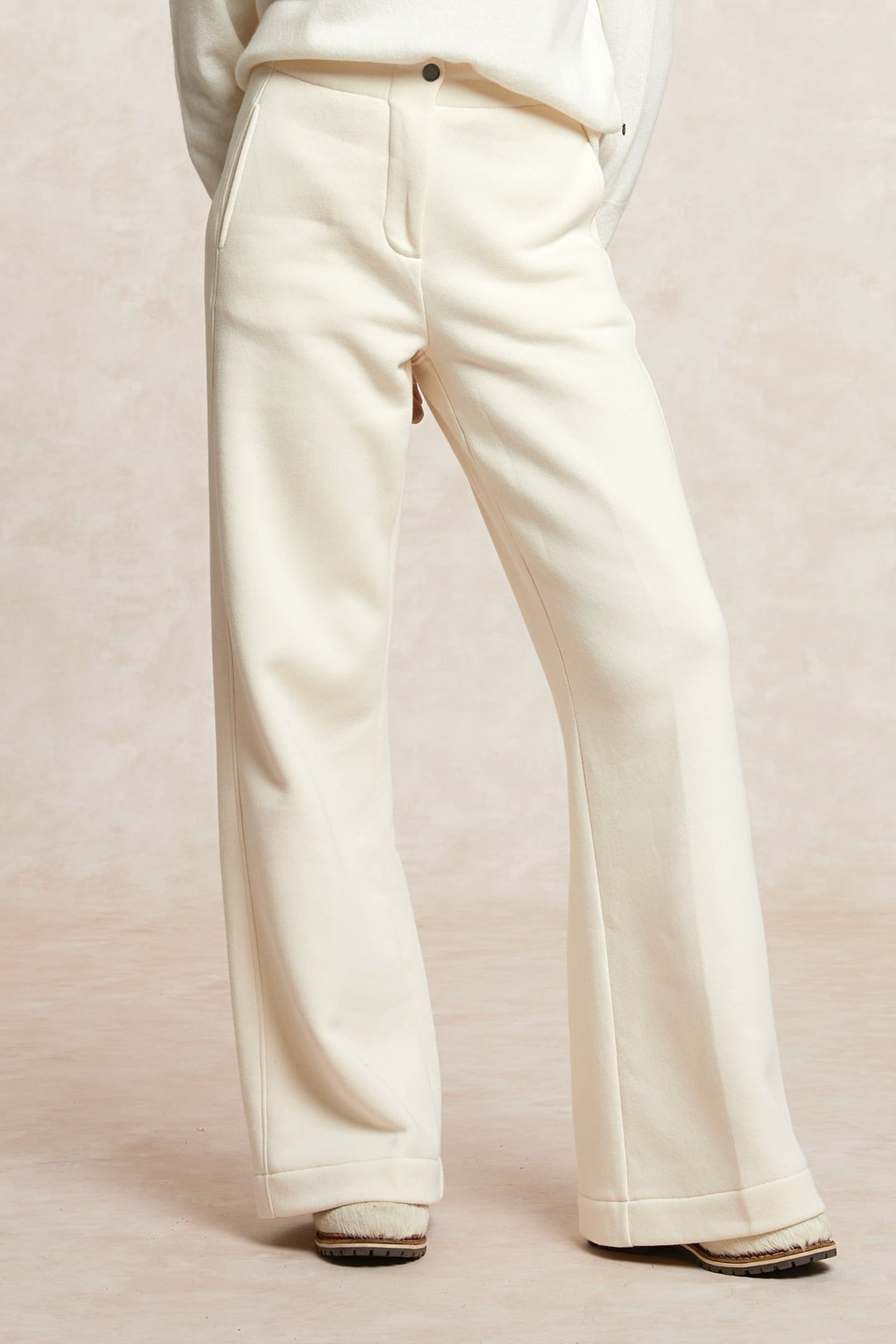 FLEECE PANTS OFF WHITE 3