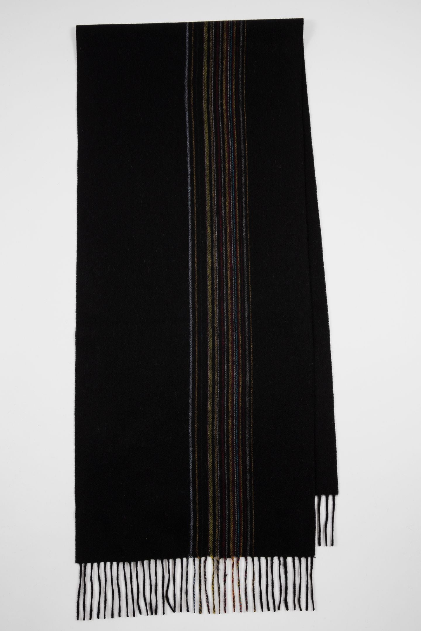 MEN SCARF OFFSET SIGNATR BLACK 1