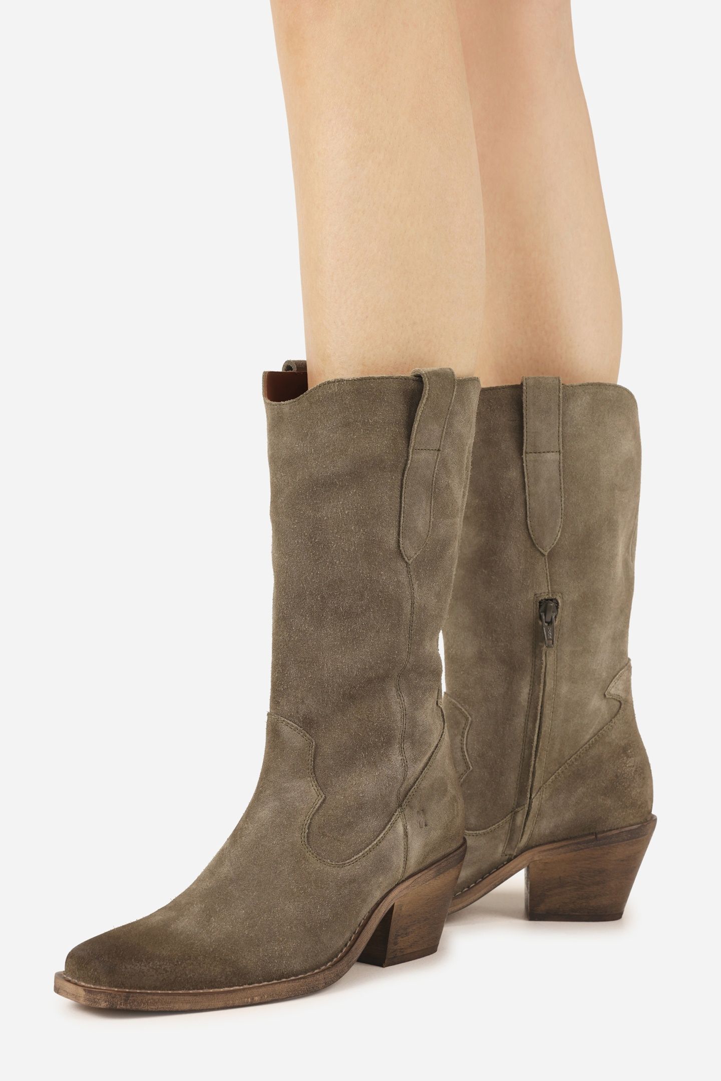 CASSI-DY ANKLE BOOT STONE OLIVE 3