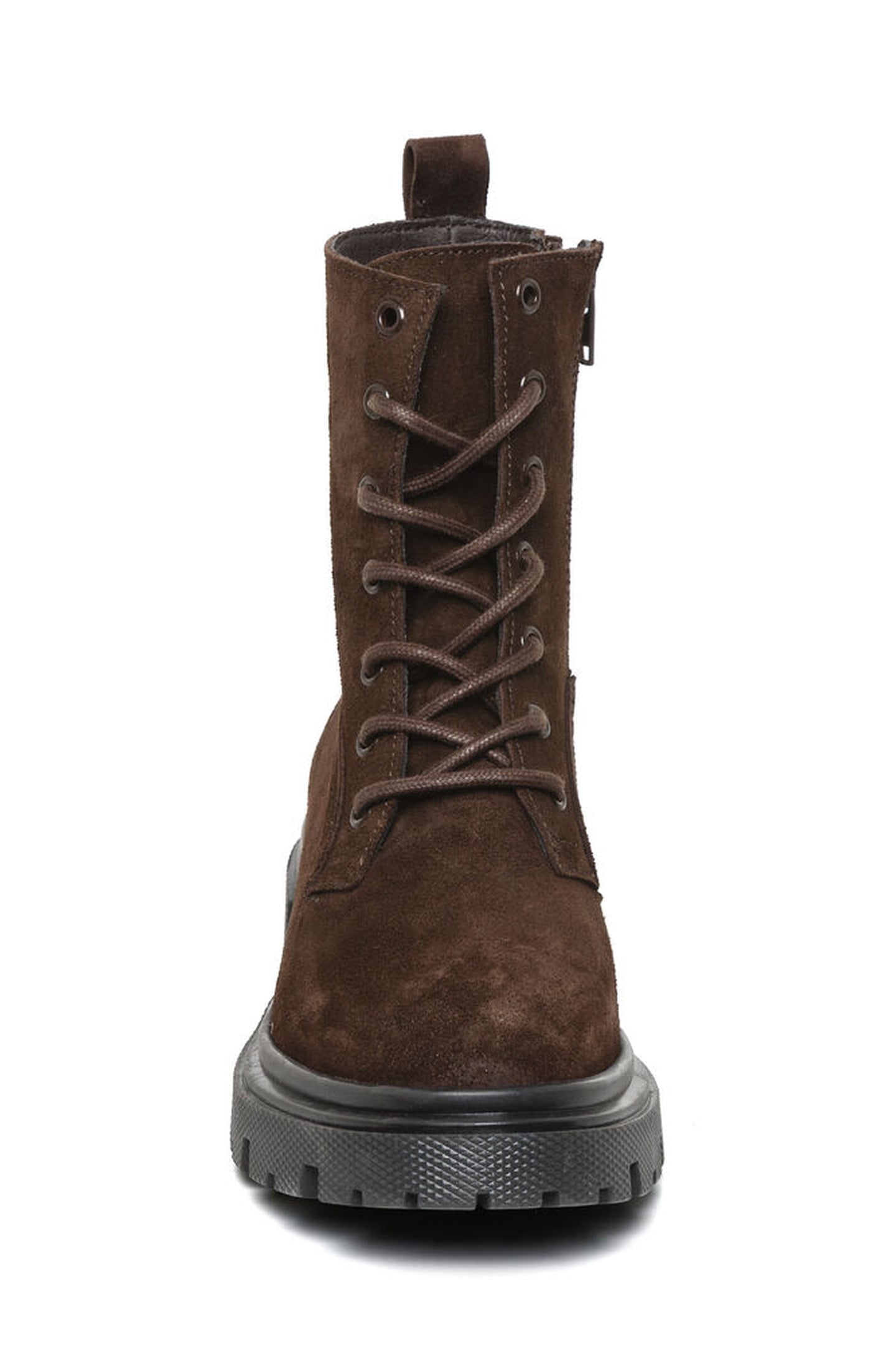 RHONDA BOOTIES BROWN SUEDE 3