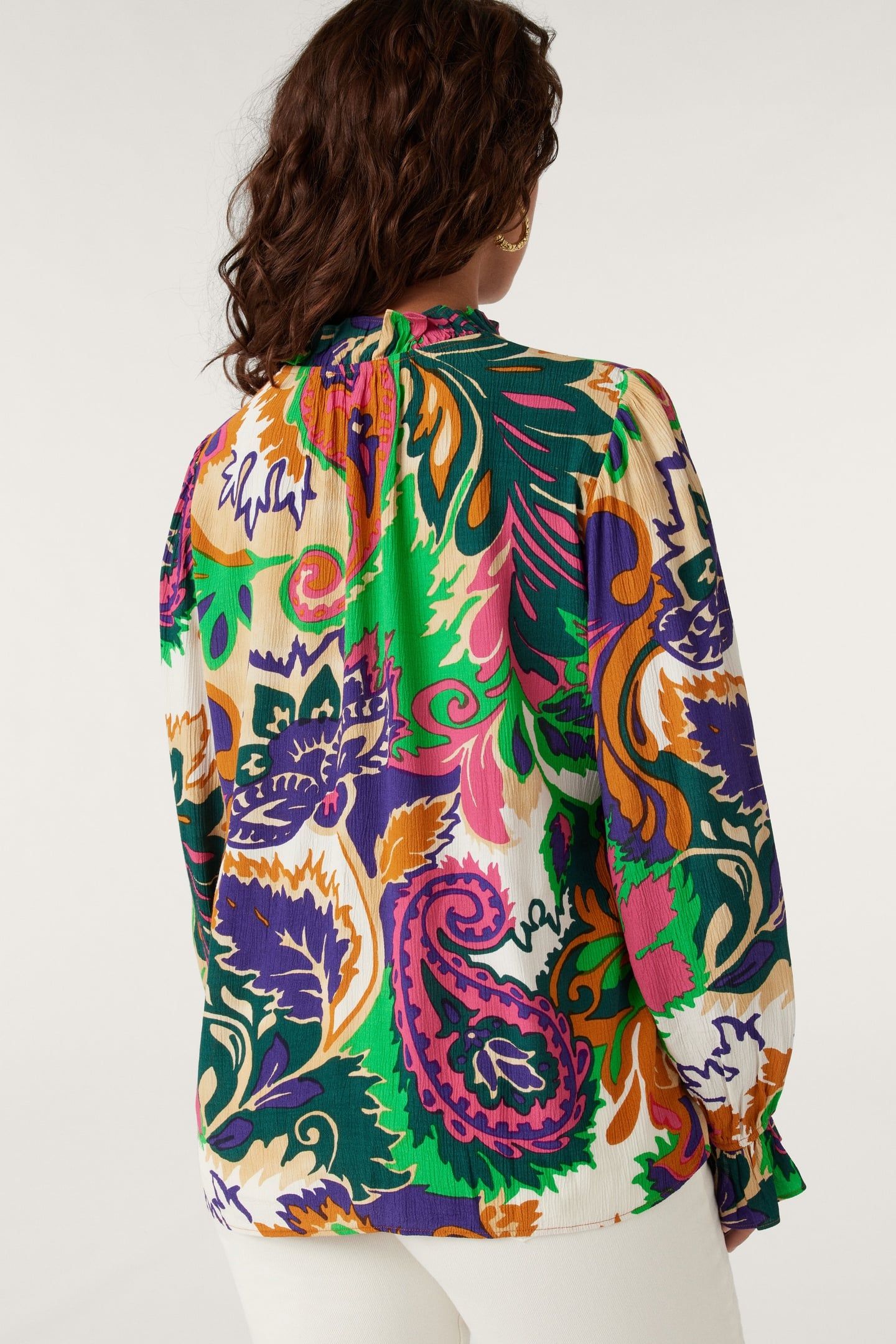 LONG SLEEVES BLOUSE VERT 2
