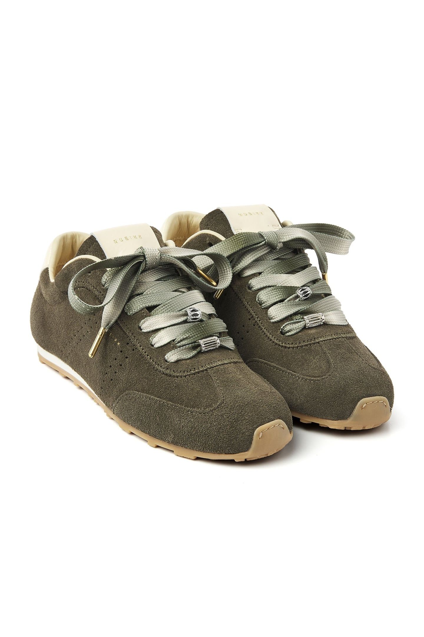 BILLY LOU DK GREEN SUEDE 2