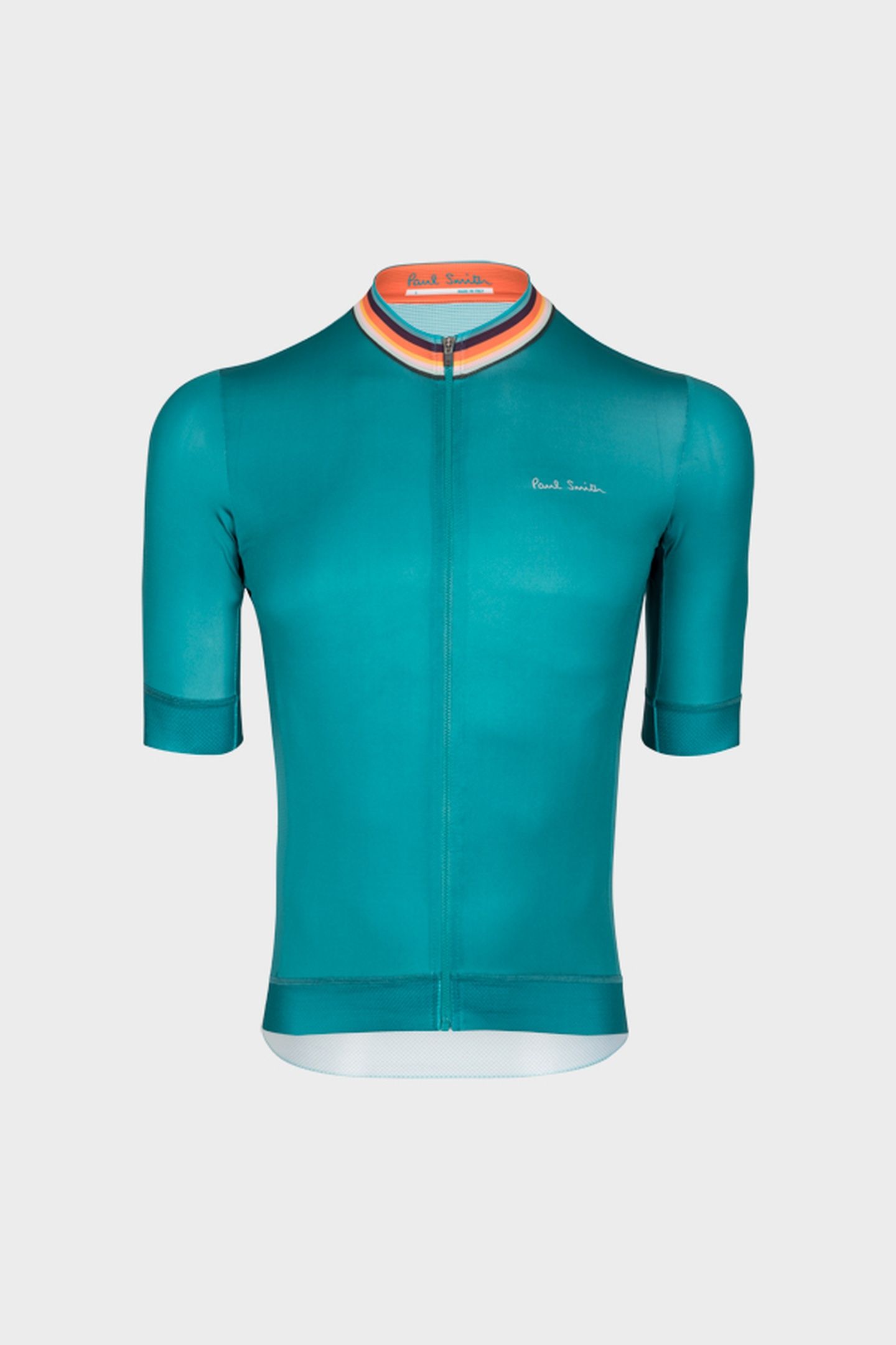 MENS CYCLE JERSEY S/S ARTIST STRIPE PETROL GREEN 2