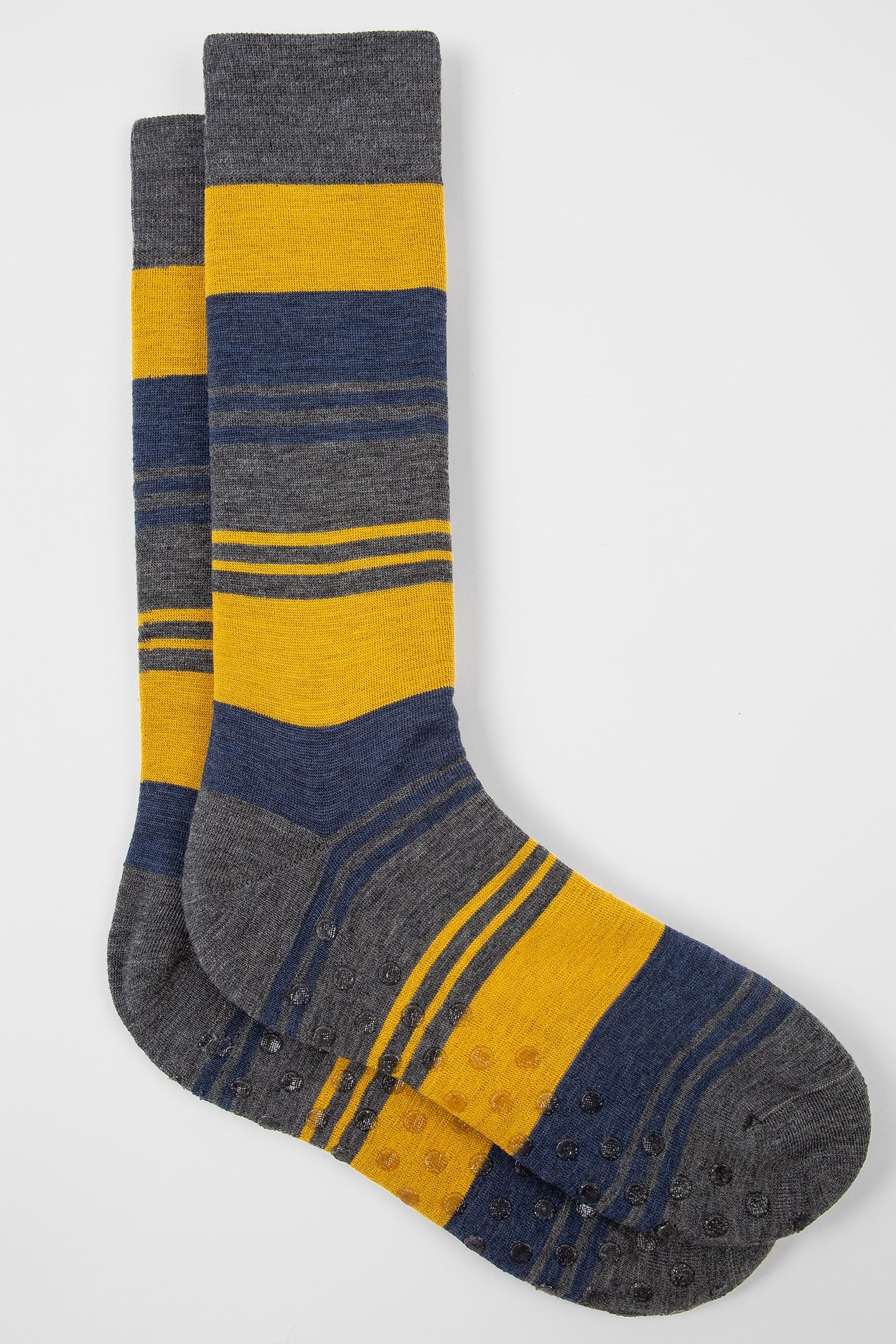 MEN SOCK ALFRED HOME SLATE 2