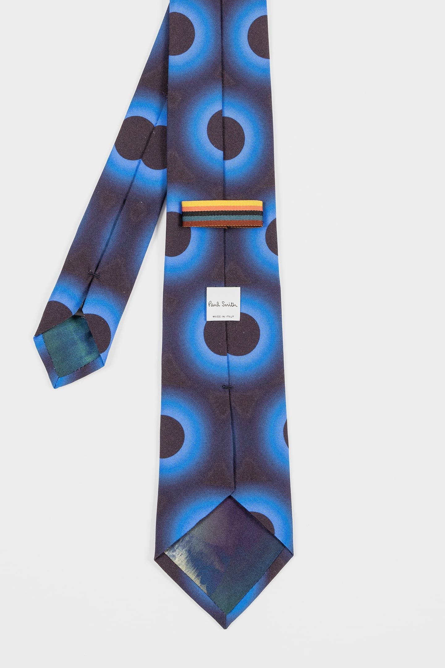 MEN TIE GLOW POLKA VERY DARK NAVY 6