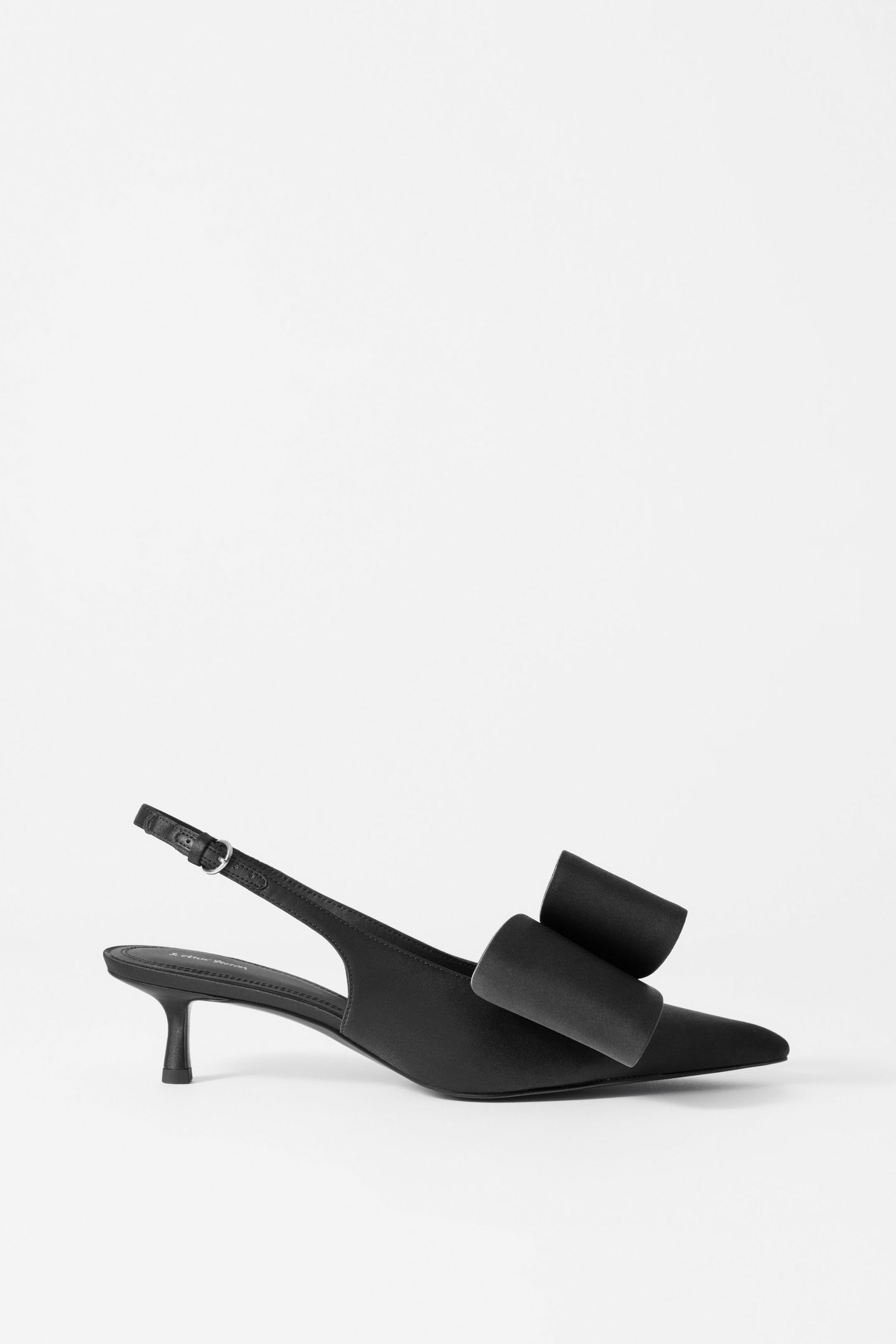 CRISTEL KITTEN HEEL BLACK 1