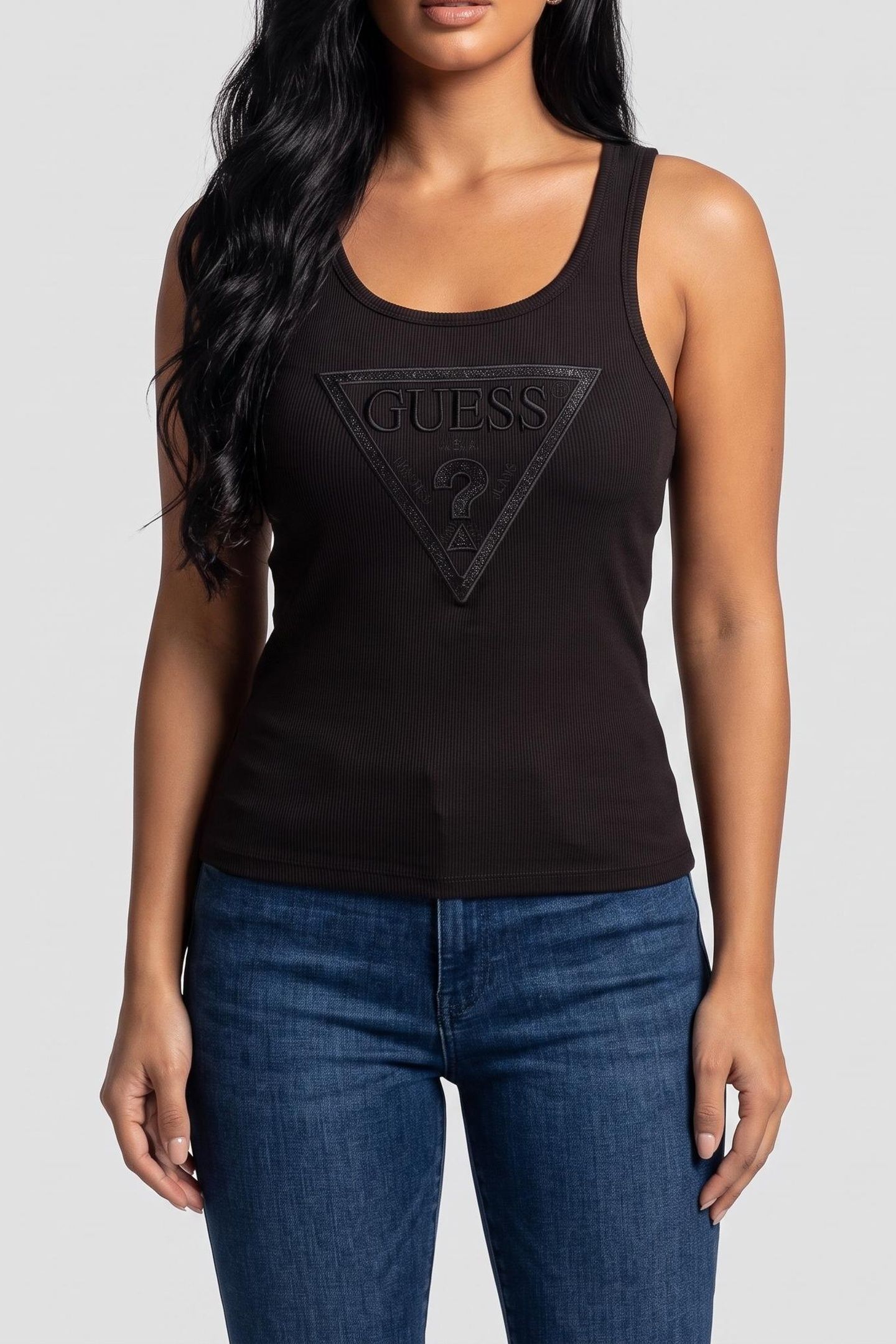 VIVIANA LOGO TANK TO JET BLACK A996 1