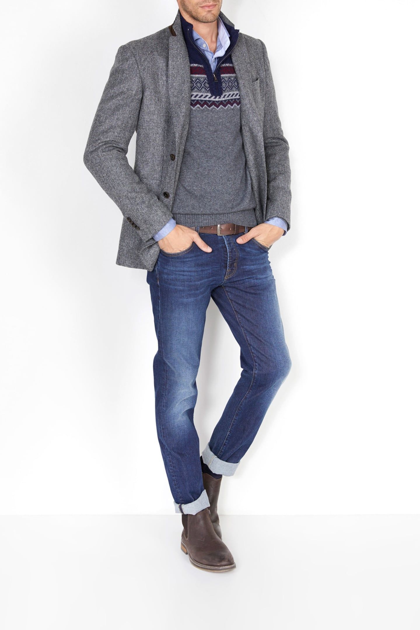 RLBLD BLAZER GREY 1