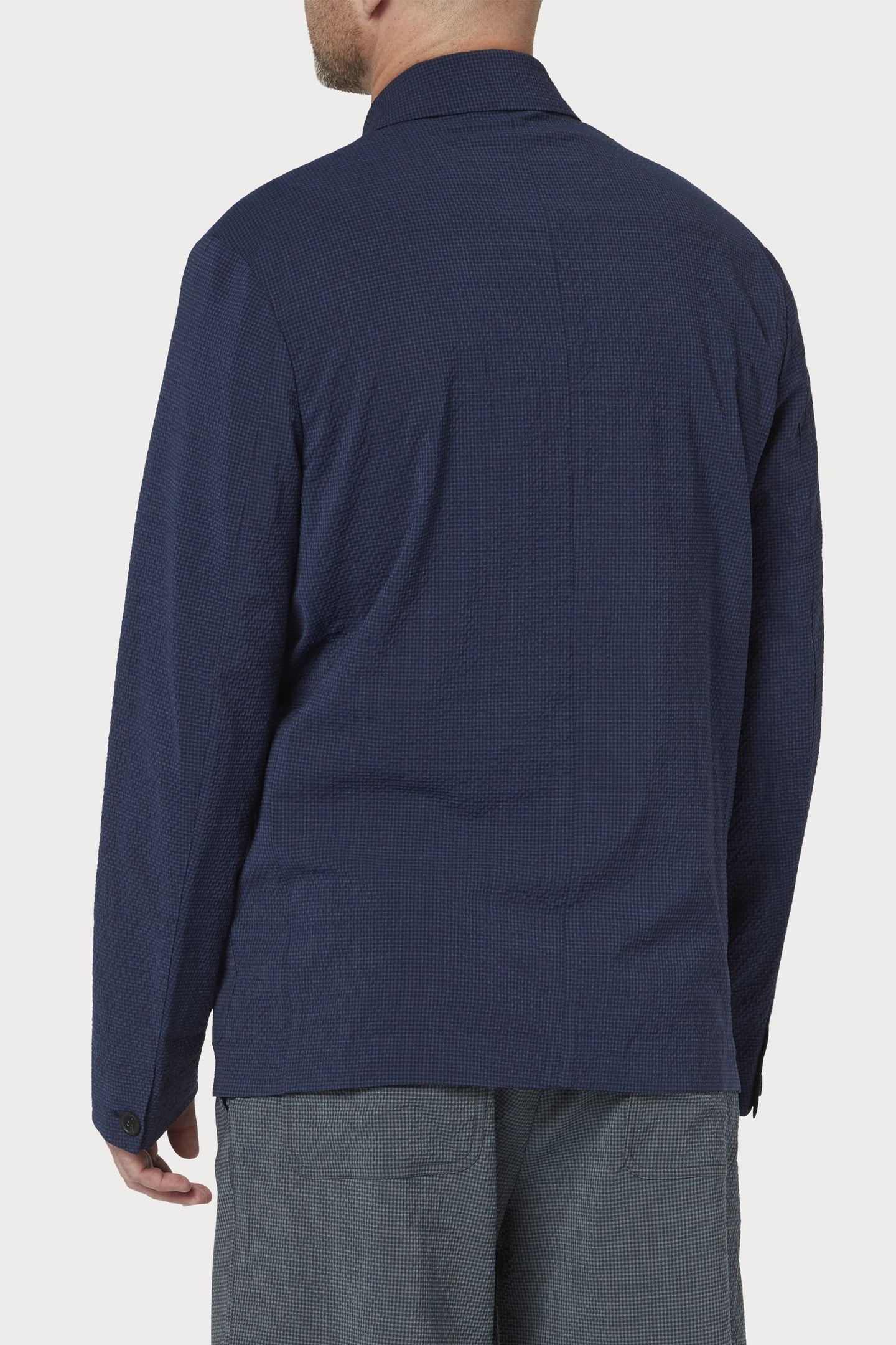 MENS 4BTN CASUAL JKT INKY BLUE 10