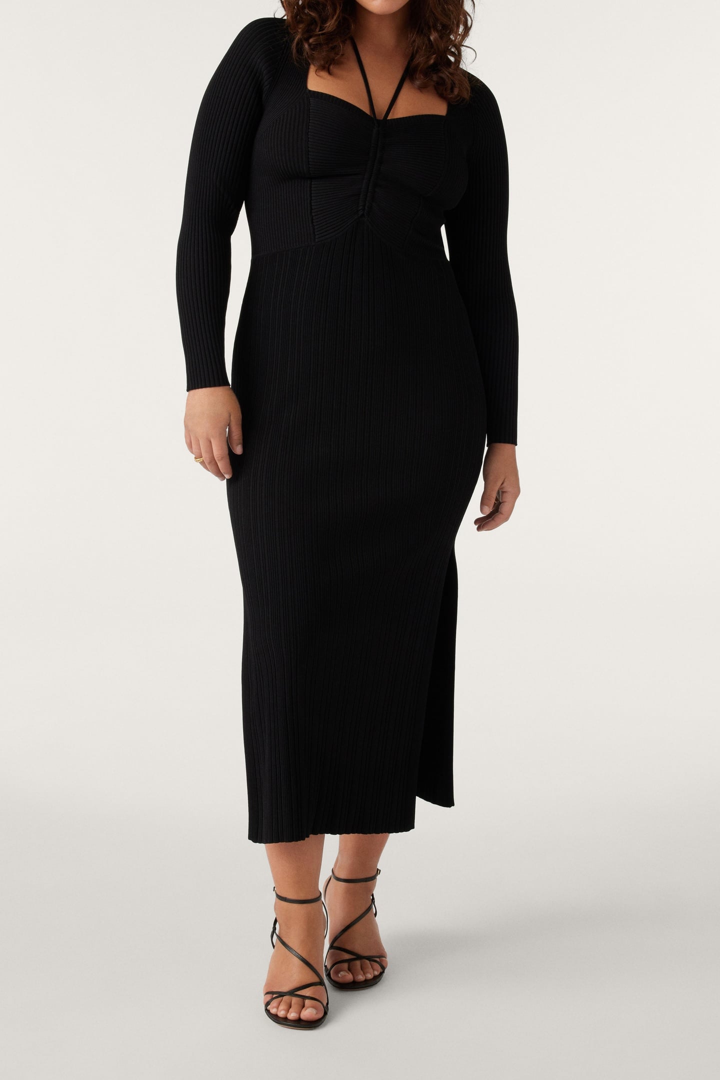 MID-LENGTH DRESS BLACK 1