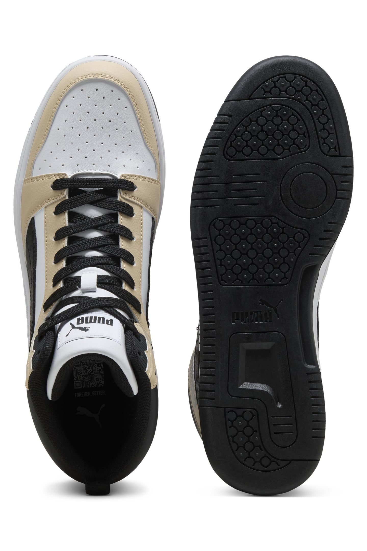 UNISEX REBOUND V6 TOASTED ALMOND-BLACK-WHITE 5