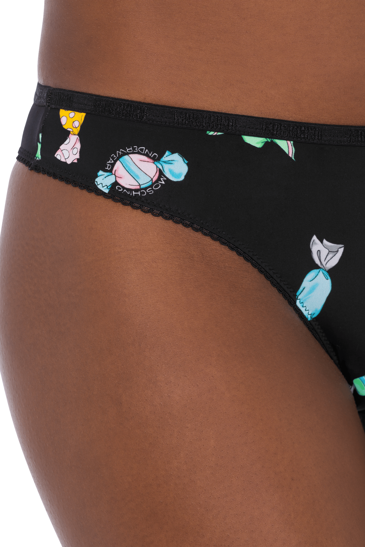 SET OF 3 PATTERNED BRIEFS BLACK 10