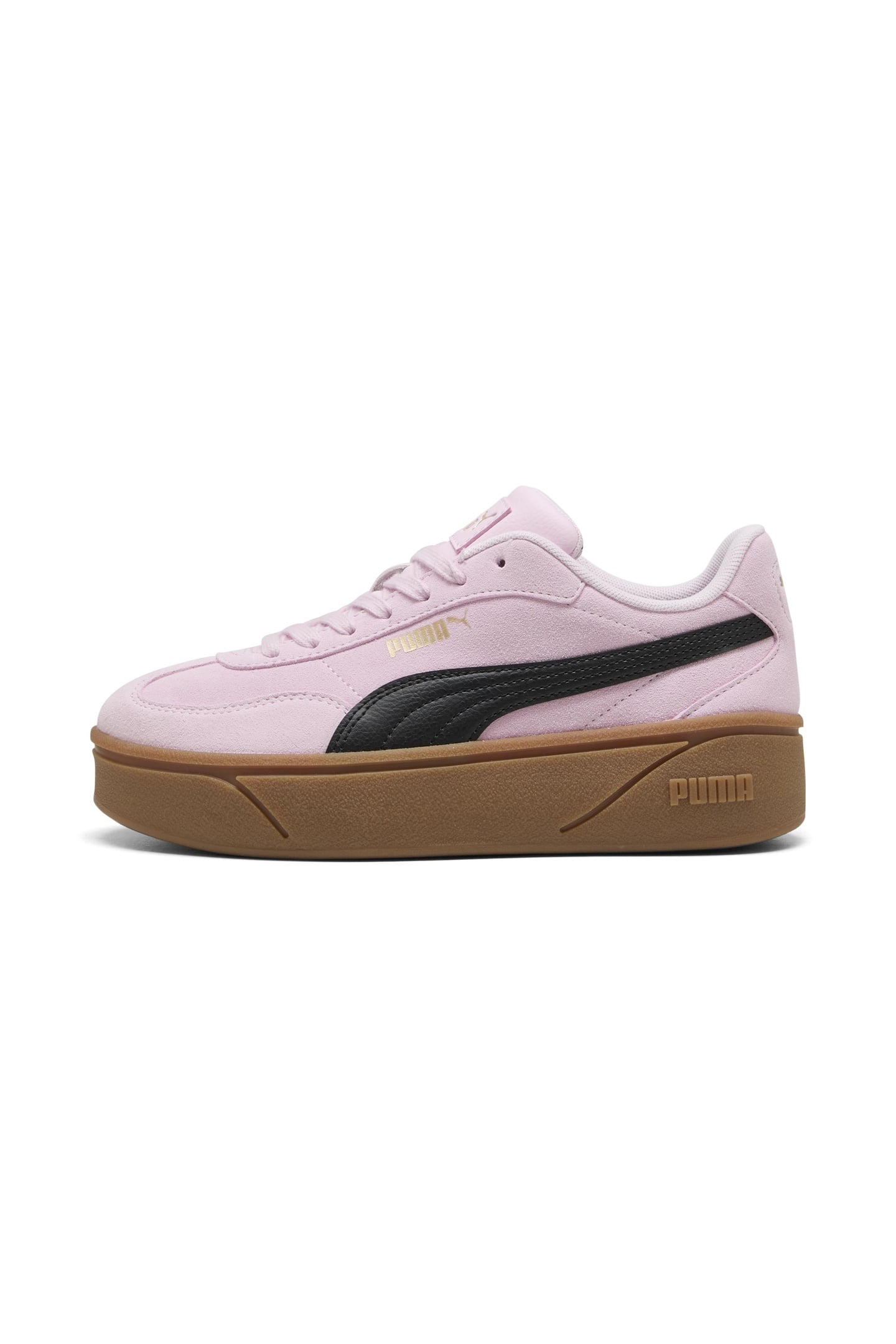 PUMA CLUB II ERA PLATFORM SD WNS PEARL PINK-BLACK 6