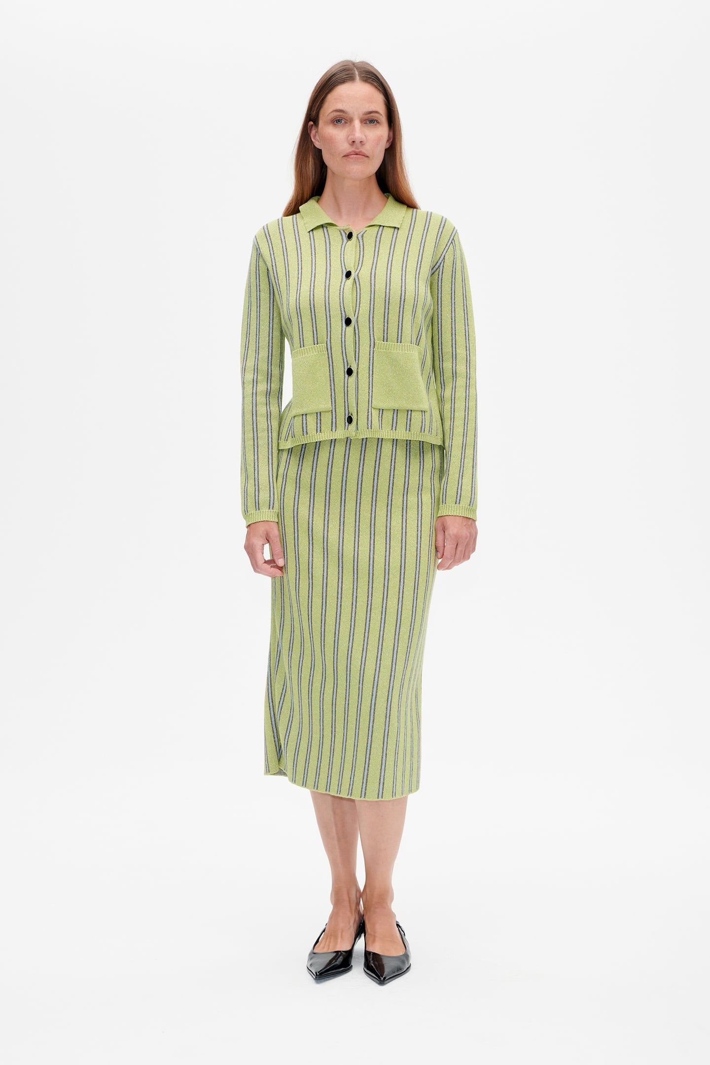 CILIA SKIRT LUX DARK CITRON 1