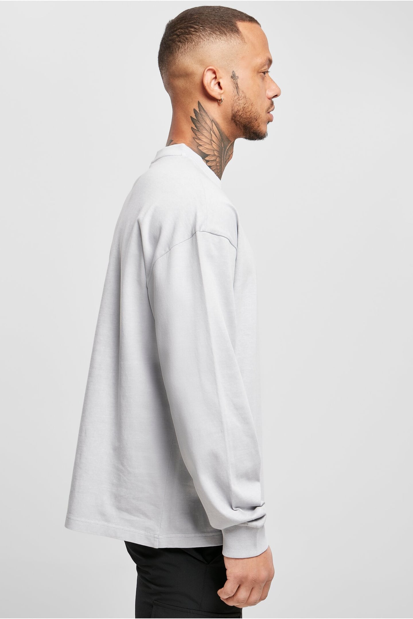 PIGMENT DYED POCKET LONGSLEEVE LIGHTASPHALT 3
