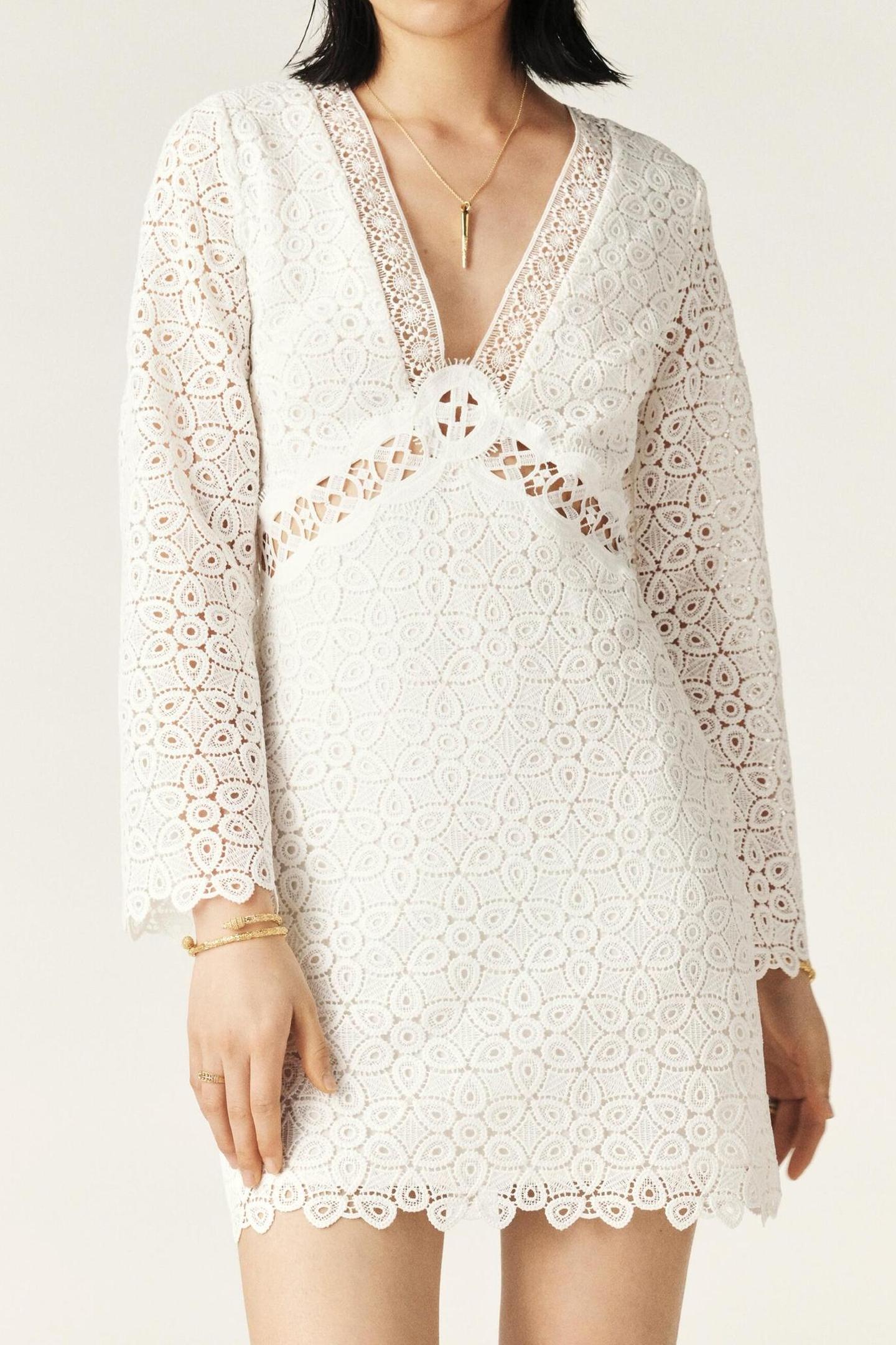 MINI DRESS BLANC 1