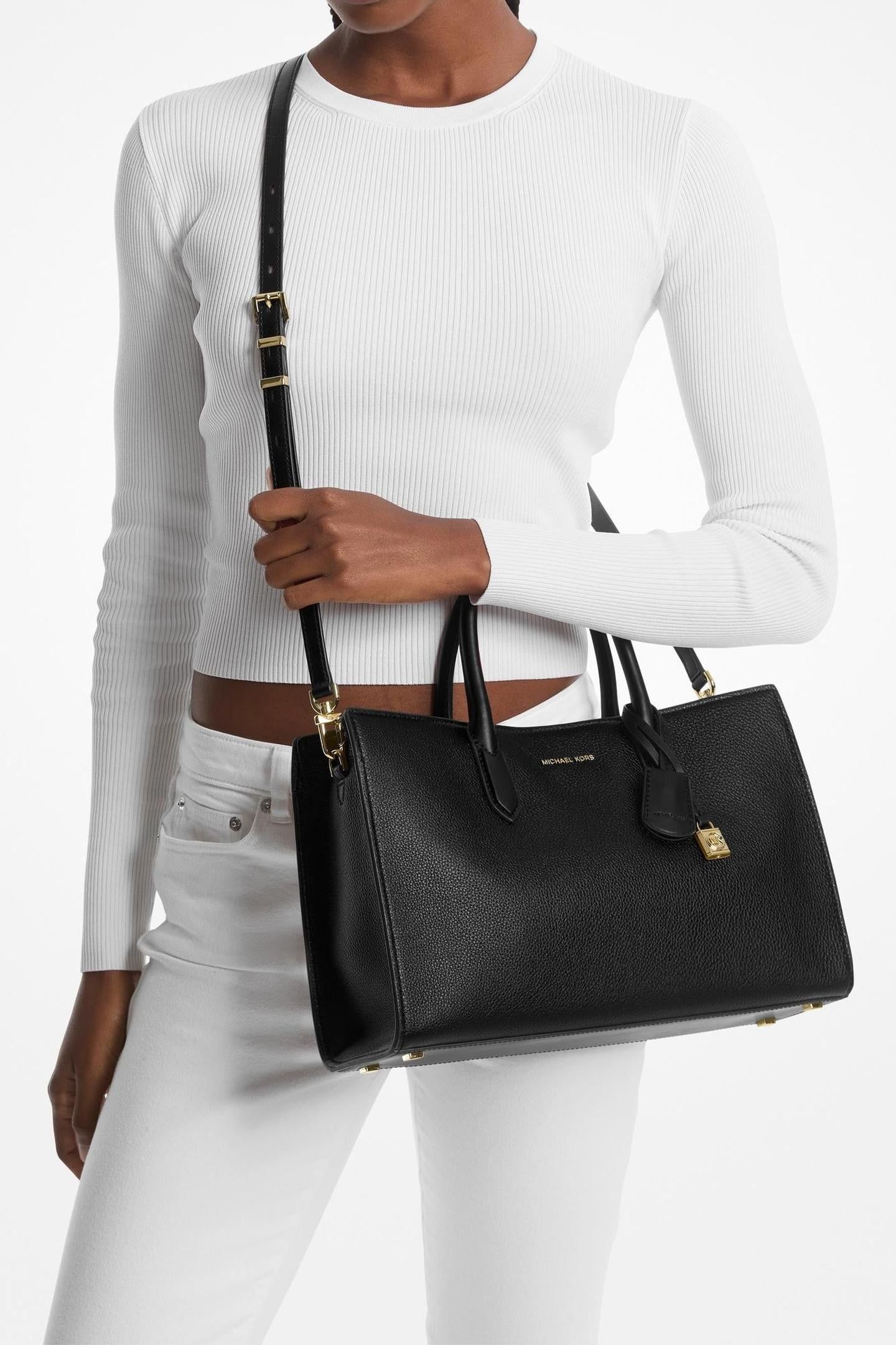 MEDIUM SATCHEL BLACK 2