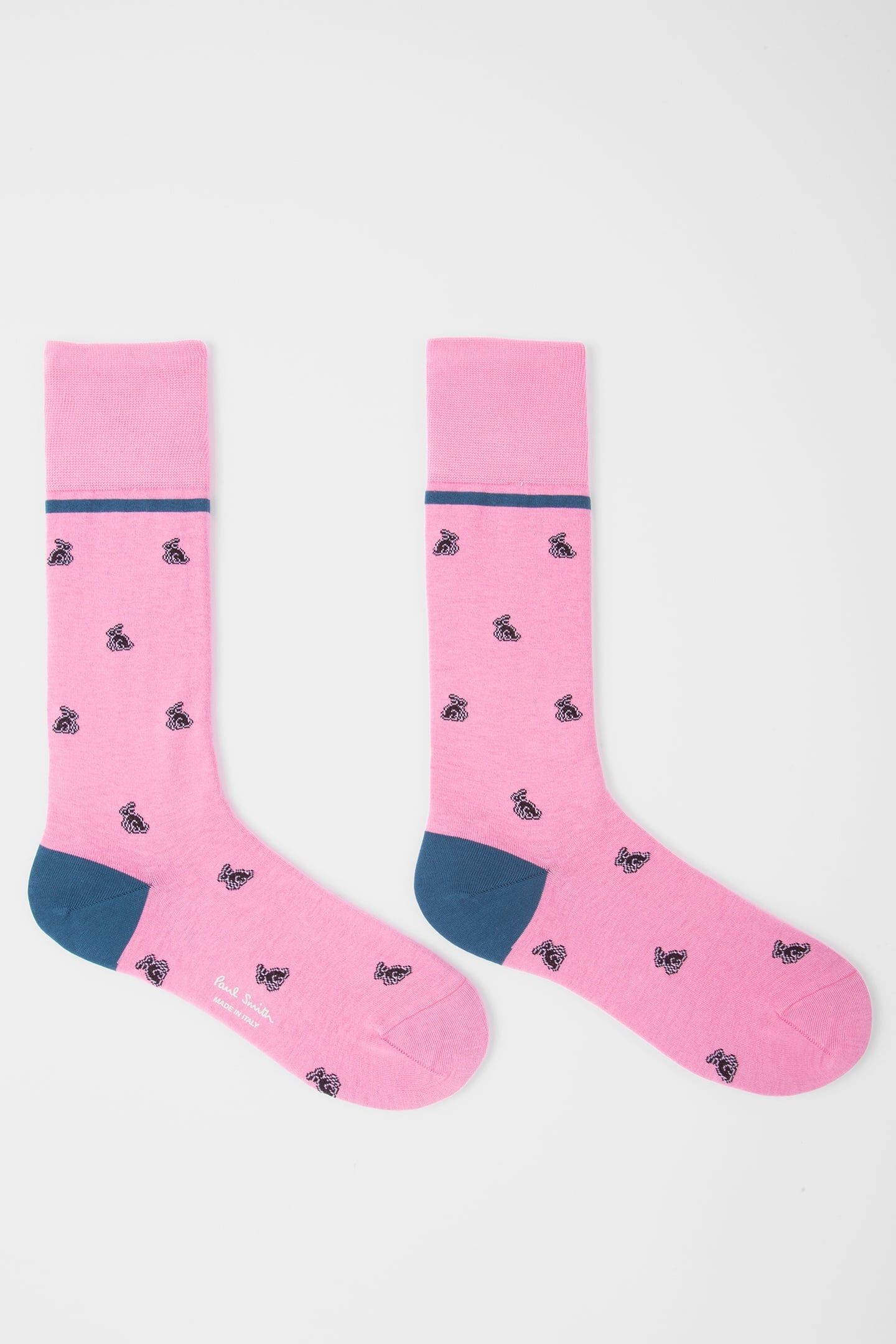 MEN SOCK SAMWELL RABBIT PINK 2