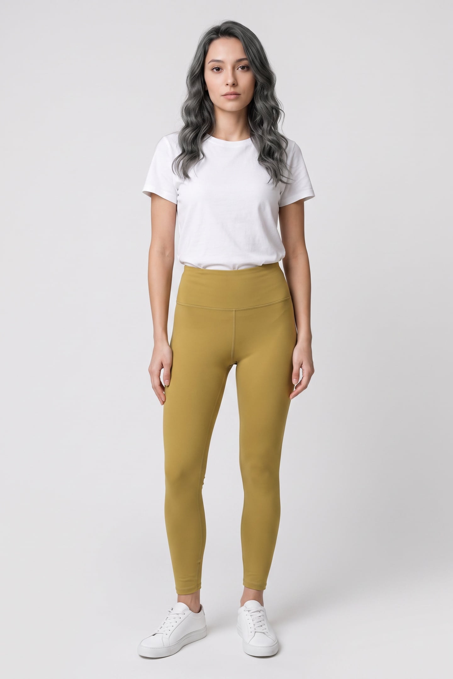 DEFINE HIGH-WAISTED 7/8 LEGGING THYME 3