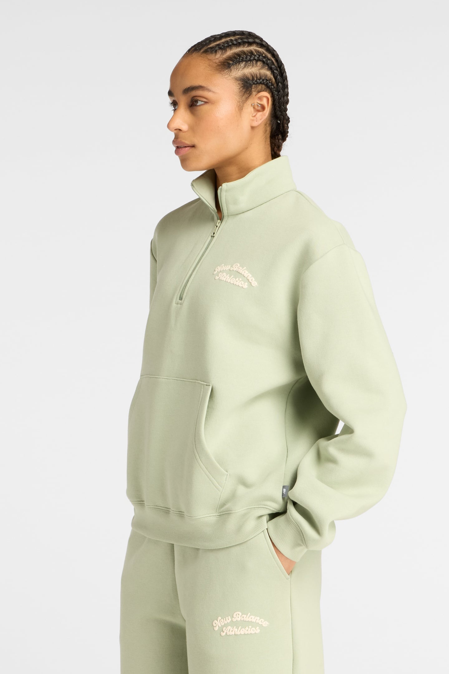 LINEAR HERITAGE FLEECE HALF ZIP GARTERSN 3