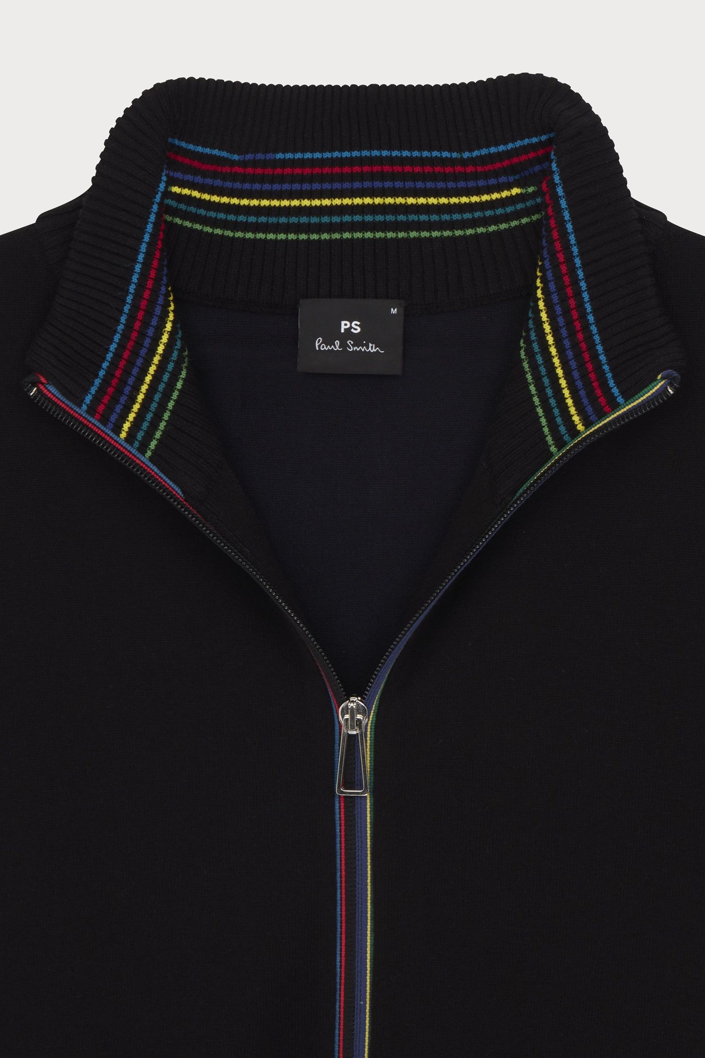 MENS CARDIGAN ZIP THRU BLACK 3