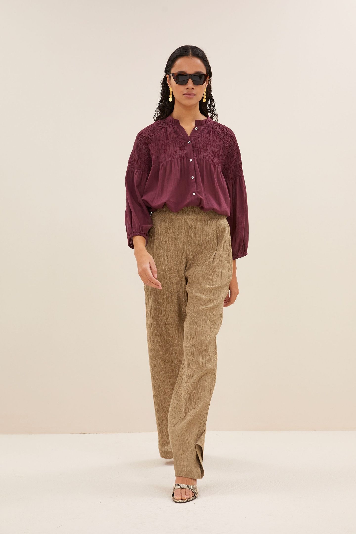 BENJI LUREX PANTS GOLD 2