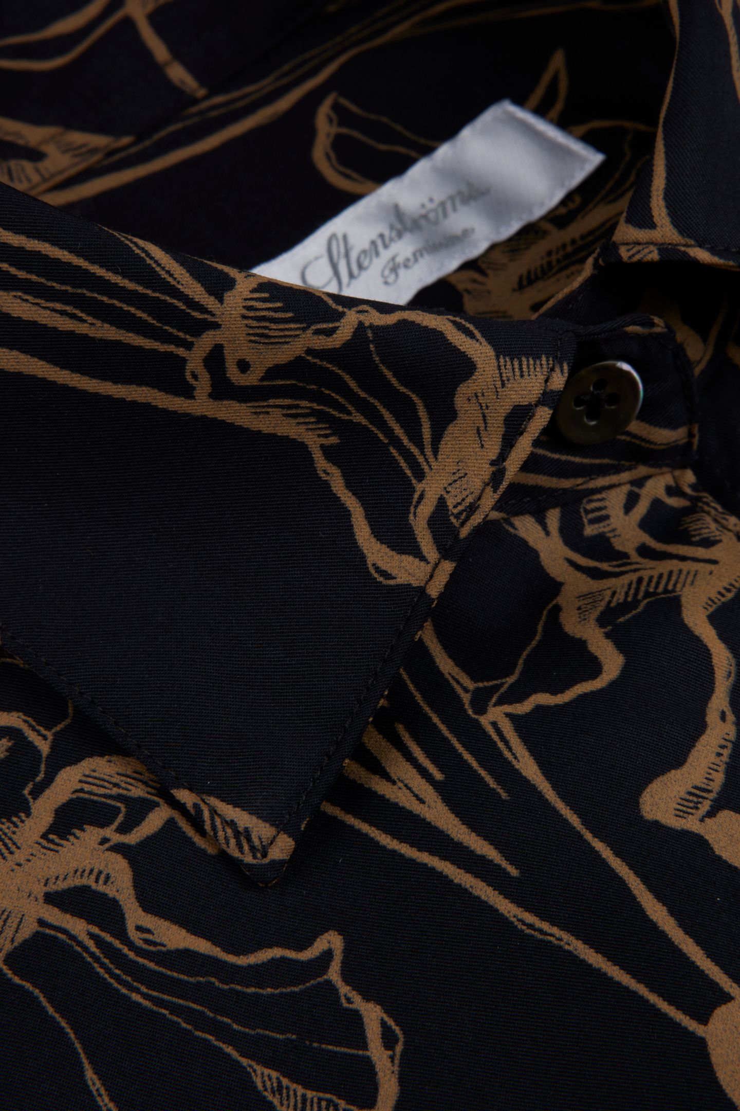 SOFIE,SHIRT BLACK PATTERN 3