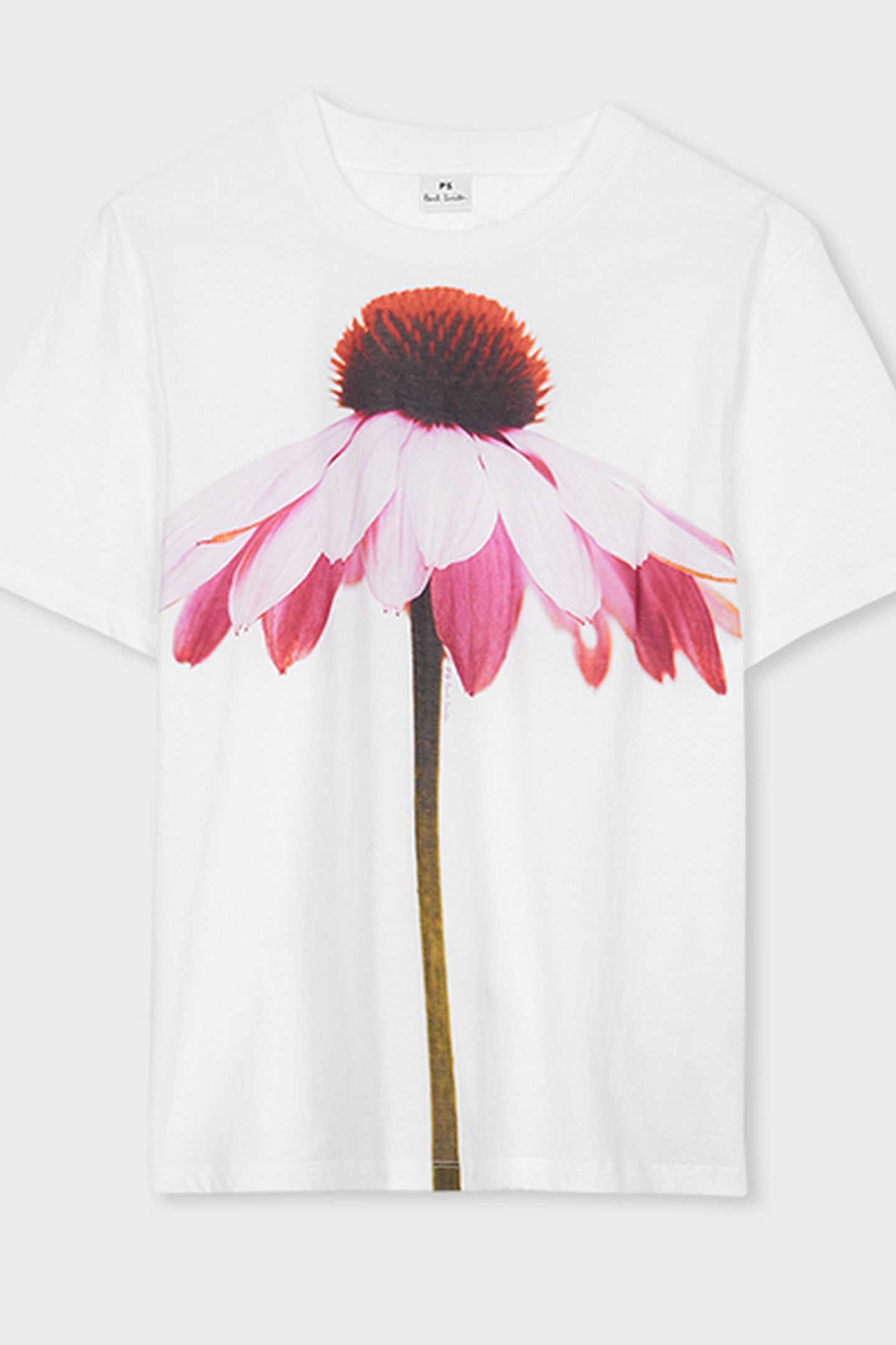 WOMENS FLOWER T-SHIRT WHITE 5