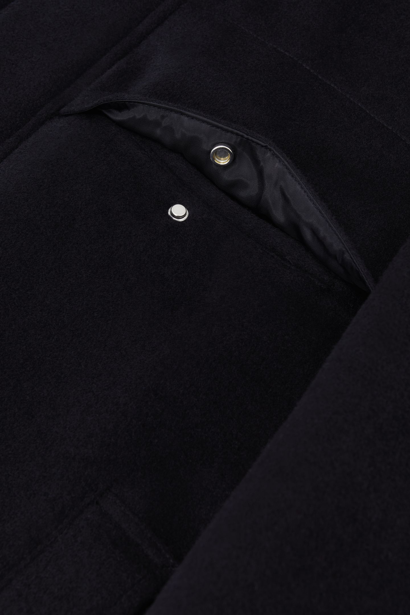 LS WOOL ZIP THROUGH FUNNEL NECK JACKET NAVY 6