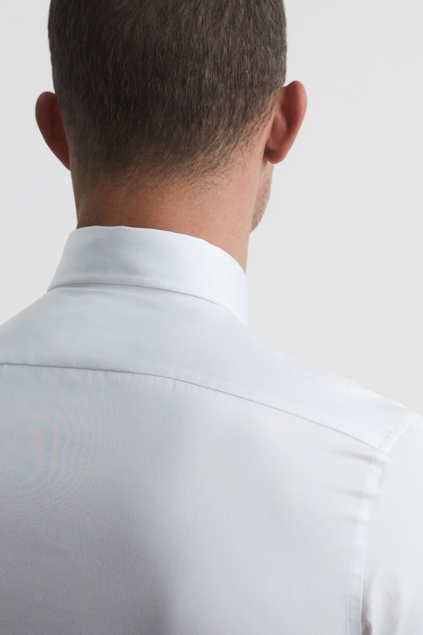 LS SLIM COTTON SATIN SHIRT WHITE 6