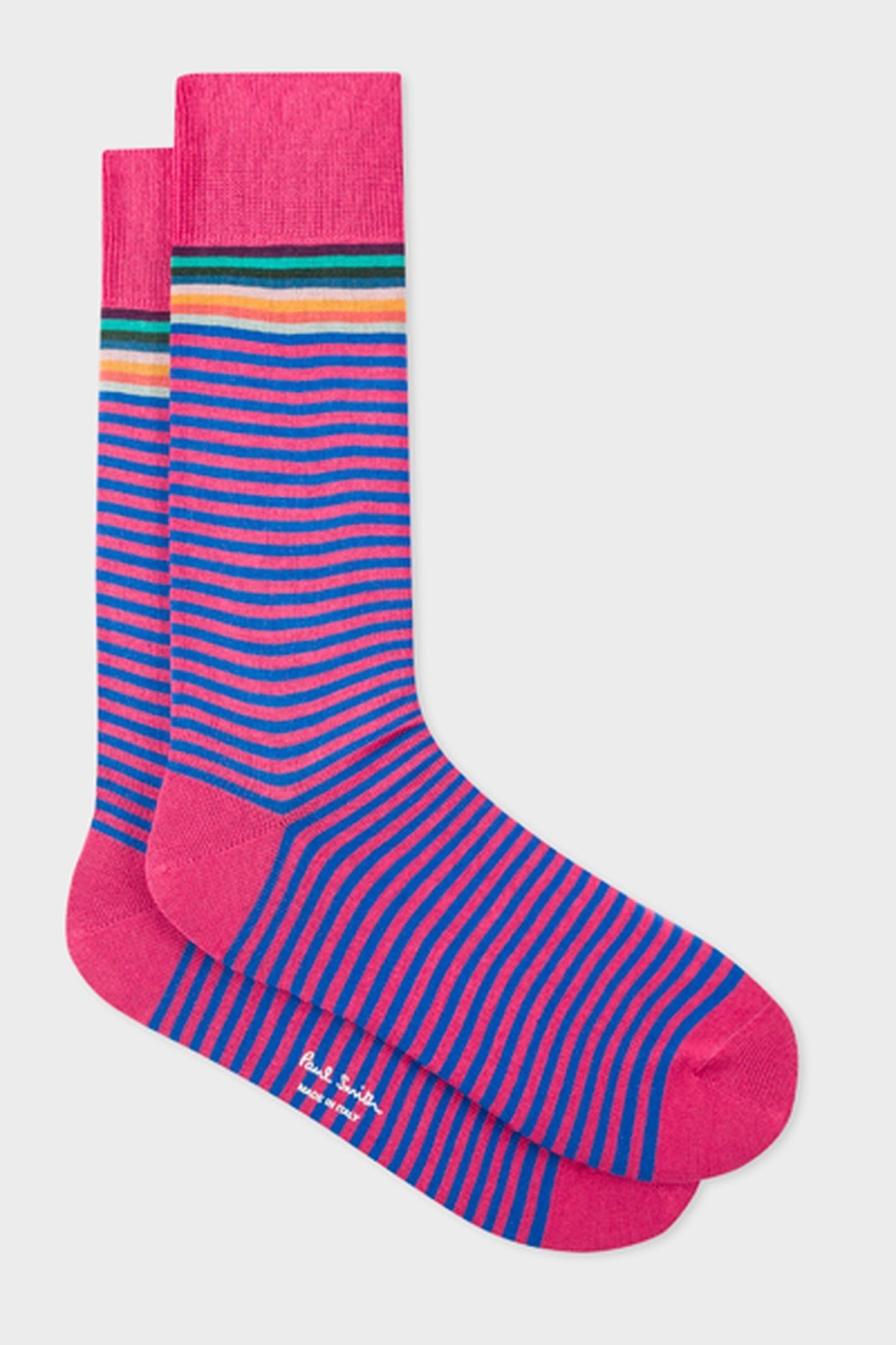 MEN SOCK ARTIST TOP PINK 2