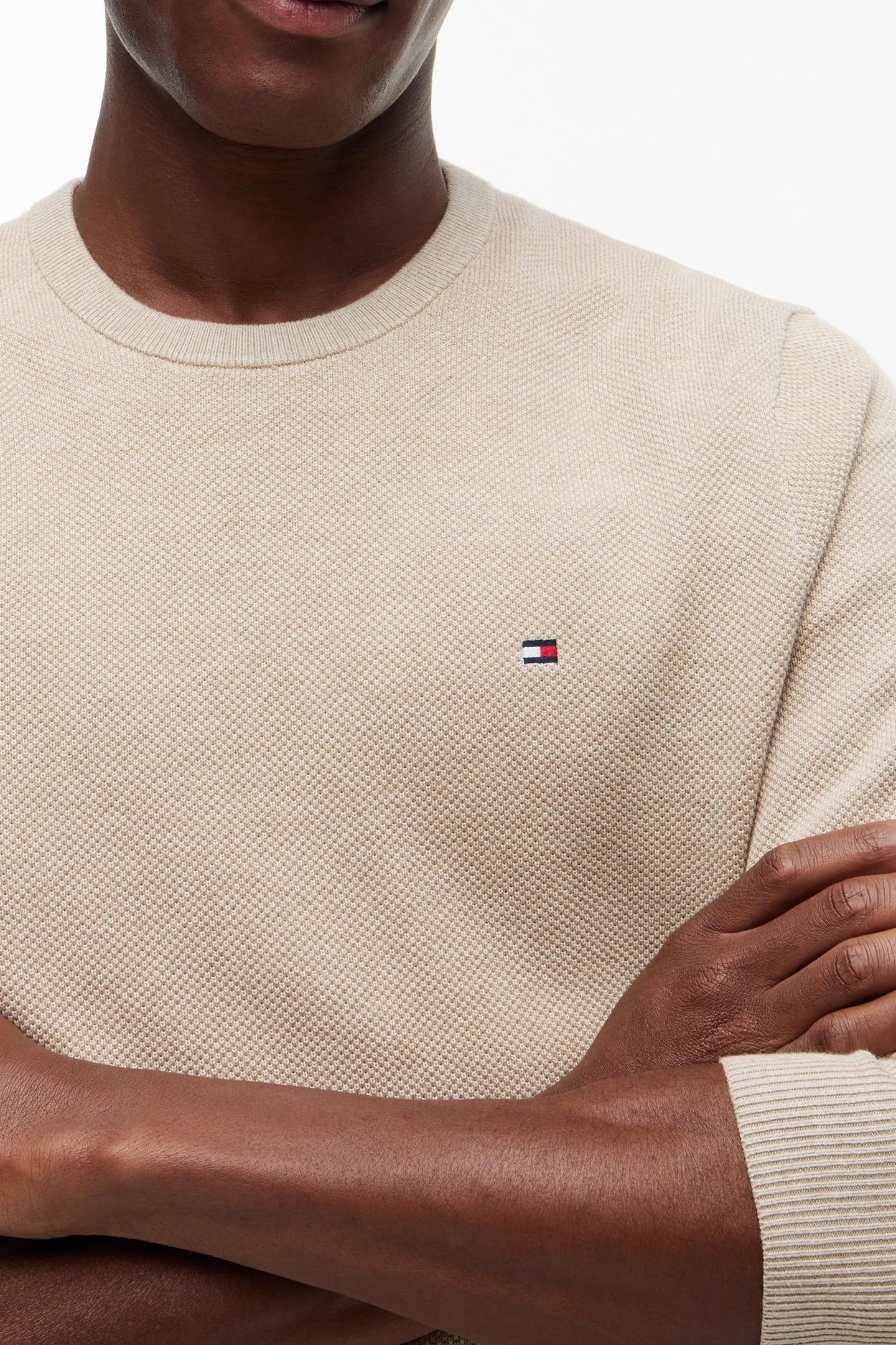 ESSENTIAL STRUCTURE SWEATER BATIQUE KHAKI HEATHER 5