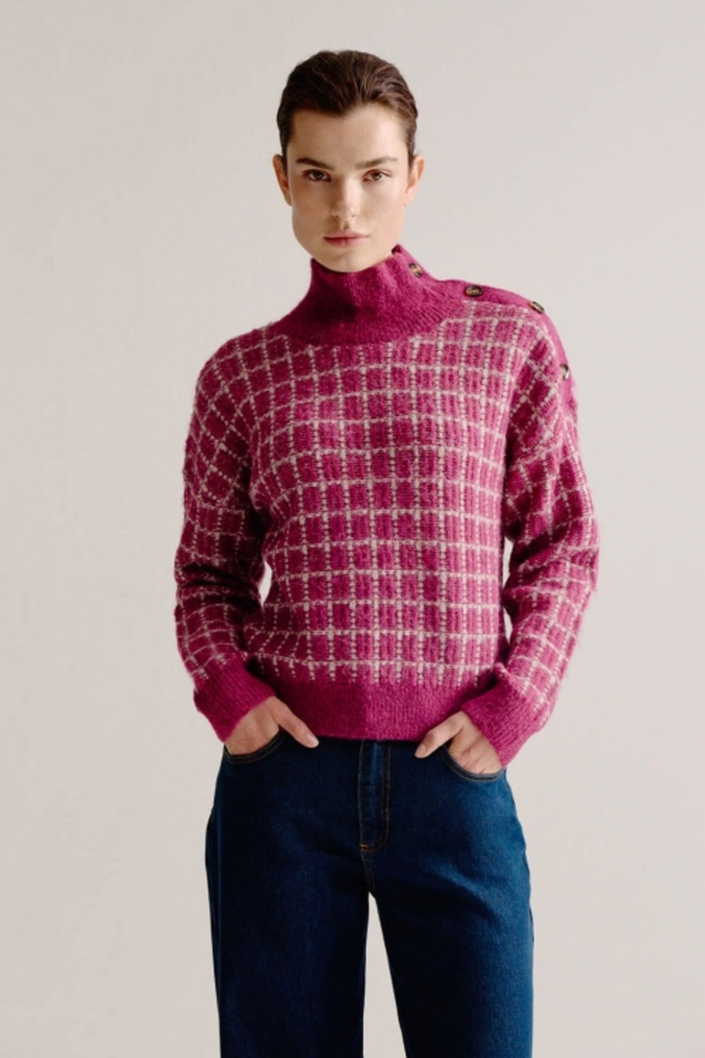 LIV SWEATER BORDEAUX 1
