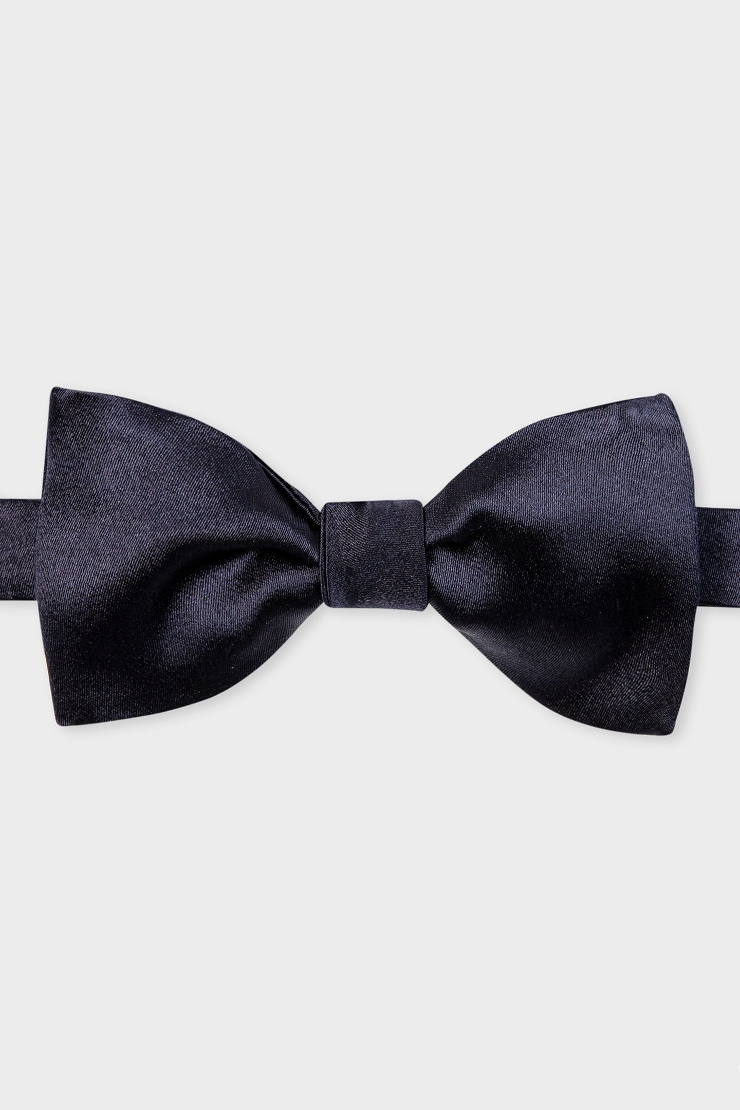 MEN BOWTIE PLAIN SILK NAVY 1