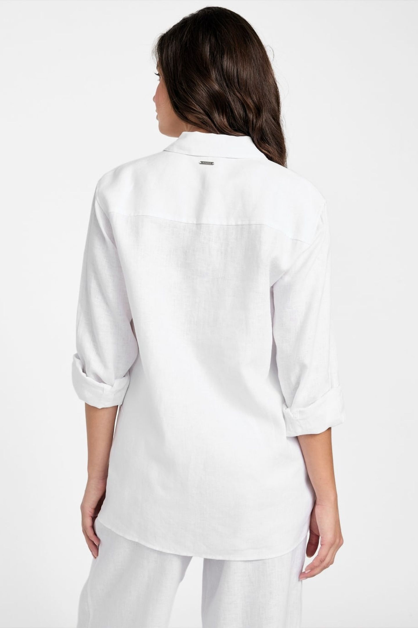 LS GEN LINEN SHIRT PURE WHITE 5