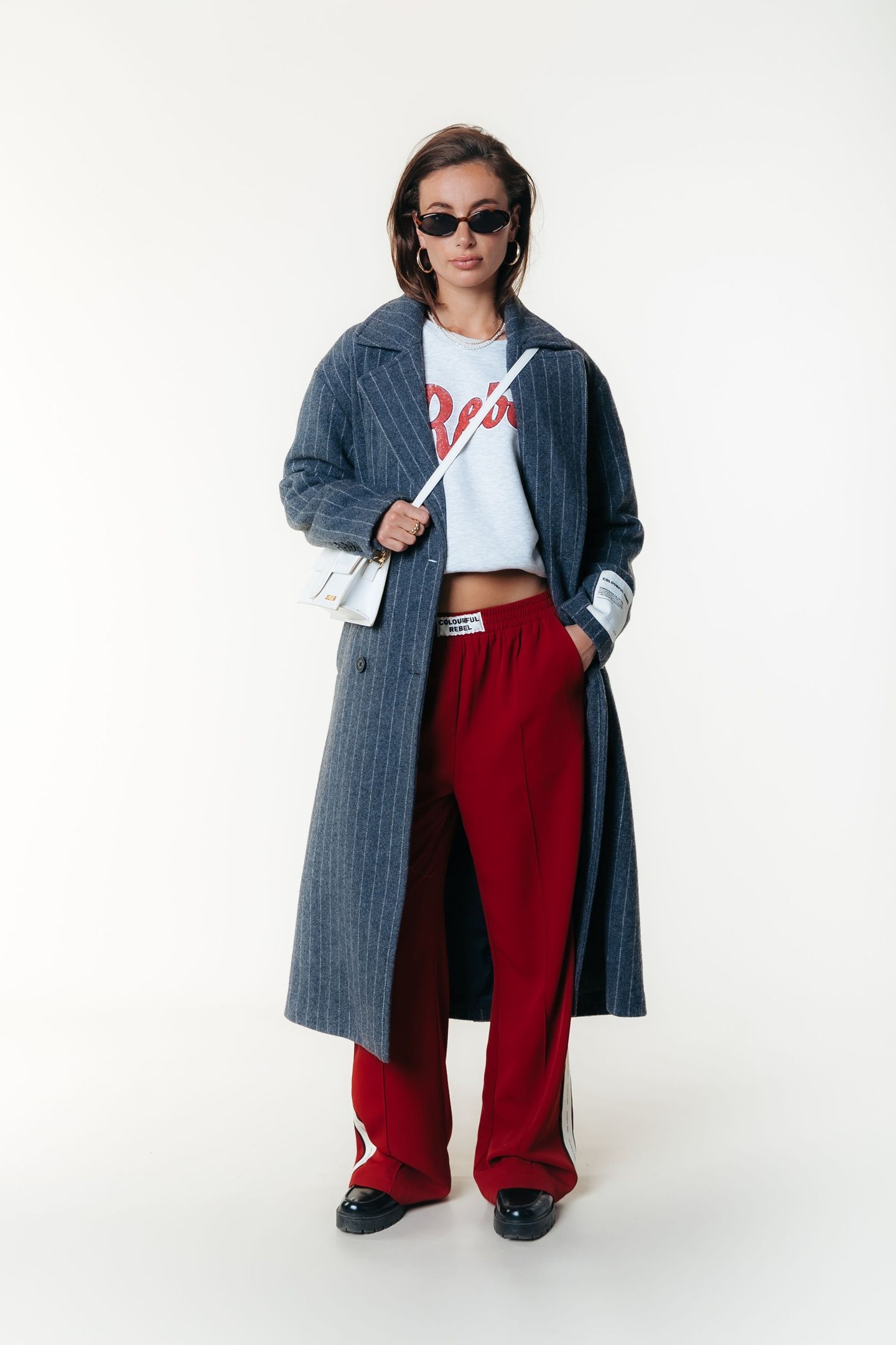 REBEL 33 DROPPED SHOULDER SWEAT LIGHT GREY MELANGE 1