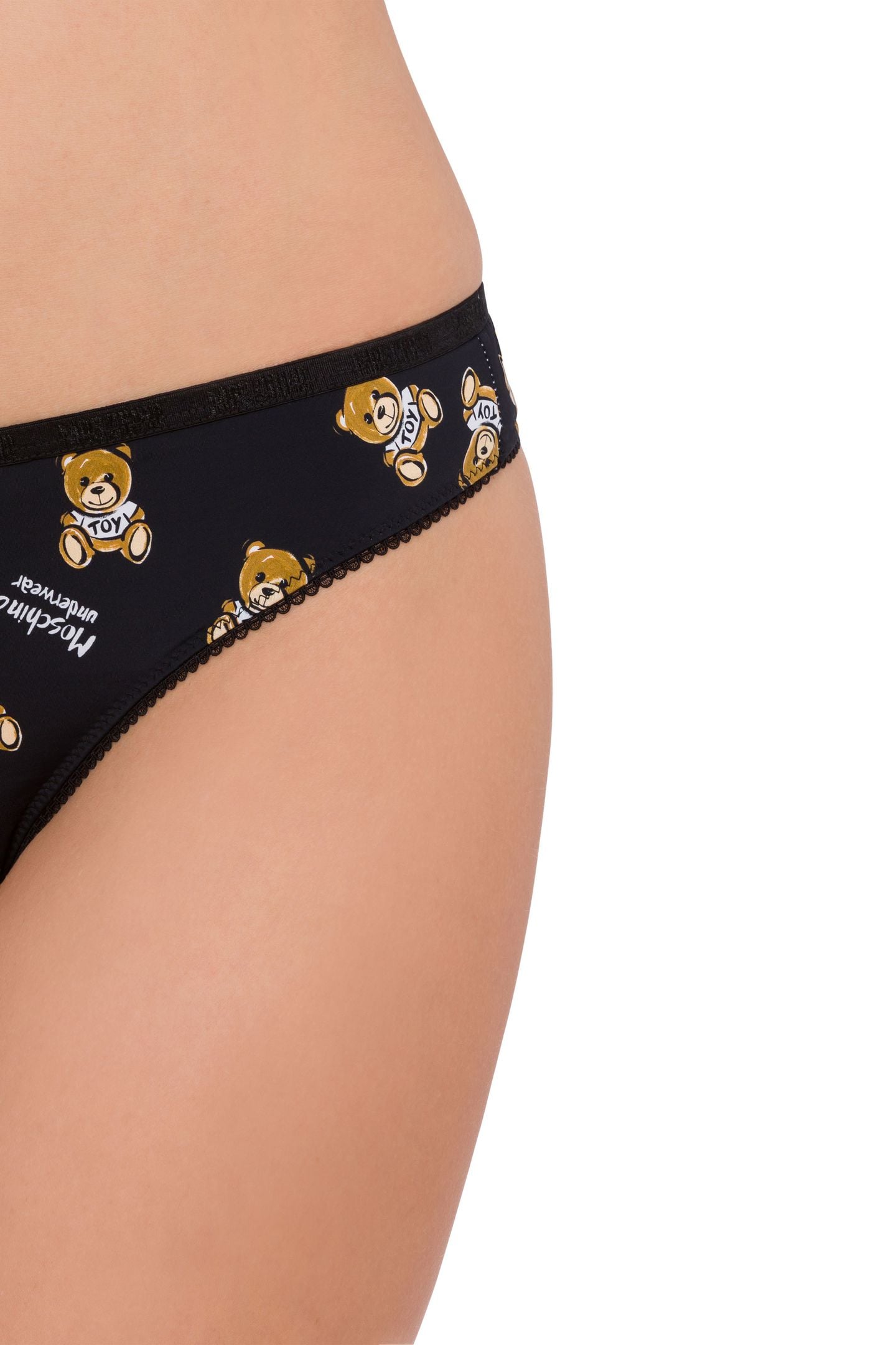 SET OF 3 PATTERNED BRIEFS BLACK 10