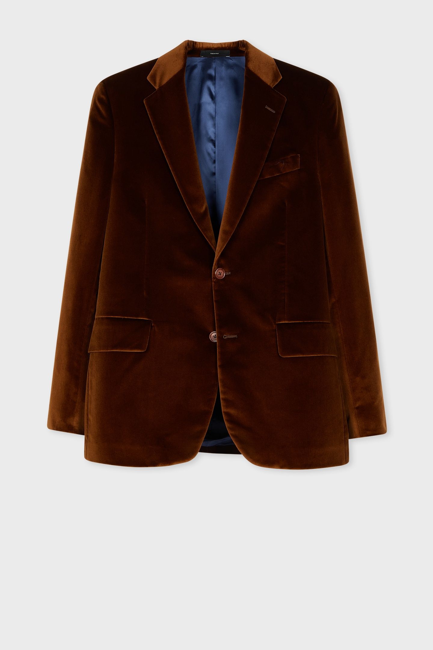 MENS TAILORED FIT 2 BUTTON JACKET BROWN 4