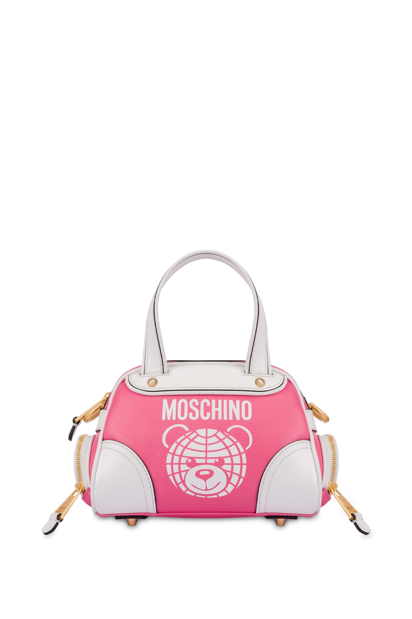 SMALL MOSCHINO TEDDY BEAR HANDBAG PINK 2