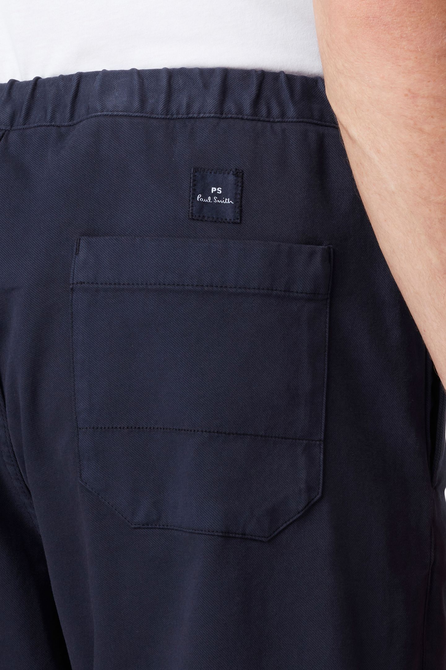 MENS DRAWSTRING TROUSER VERY DARK NAVY 7