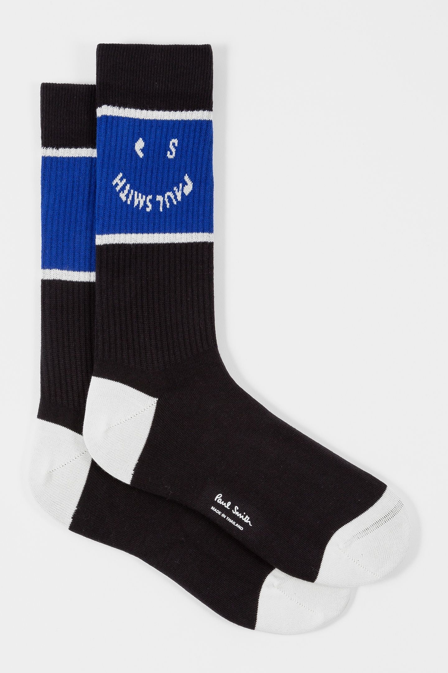 MEN SOCK HAPPY BLACK 4