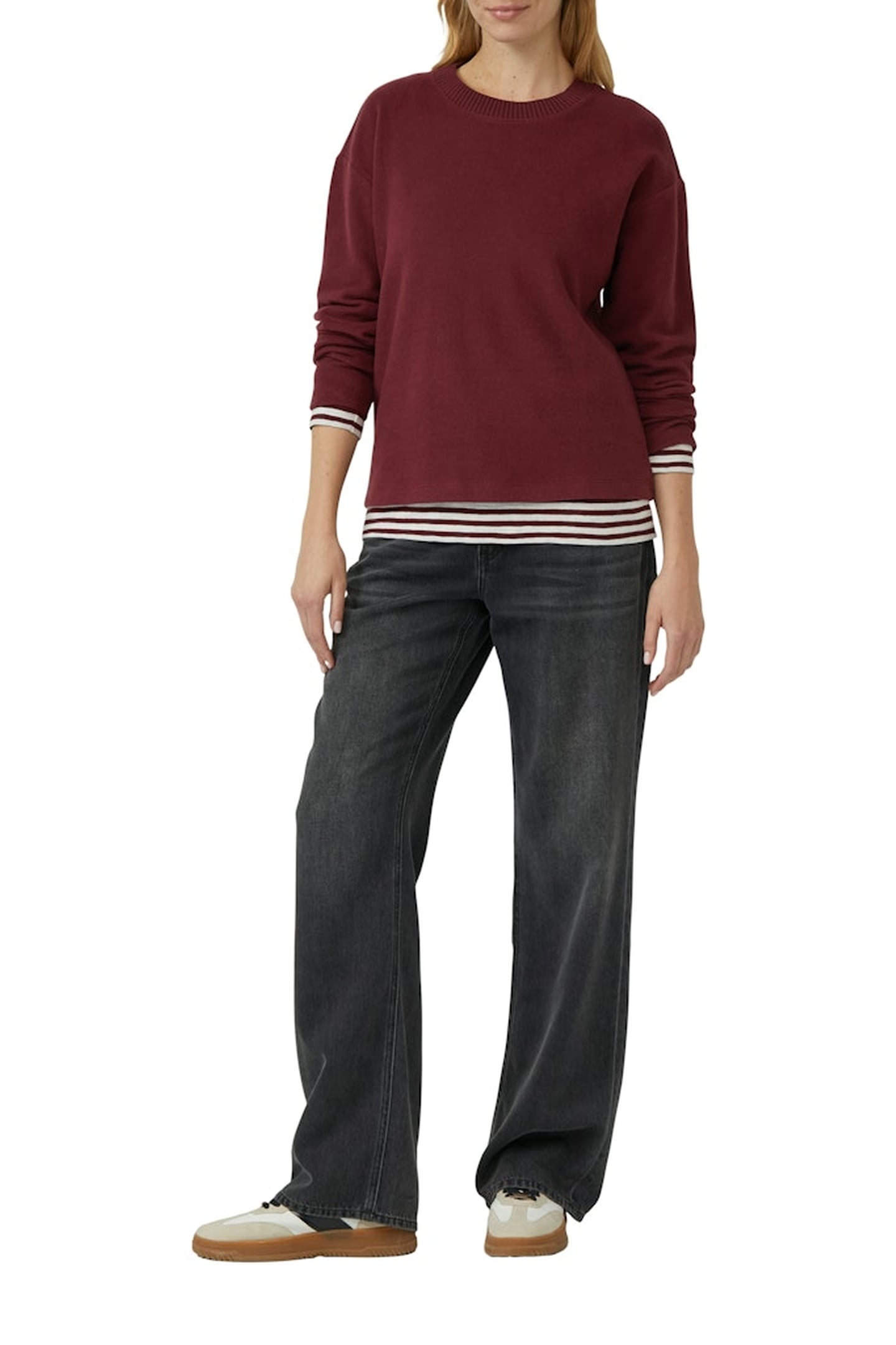 S.OLIVER SWEATSHIRTS BURGUNDY 2