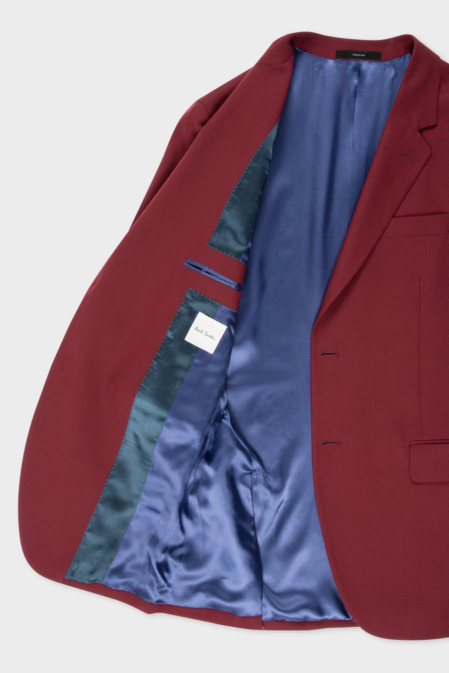GENTS 2 BUTTON SUIT DARK RED ALT 5