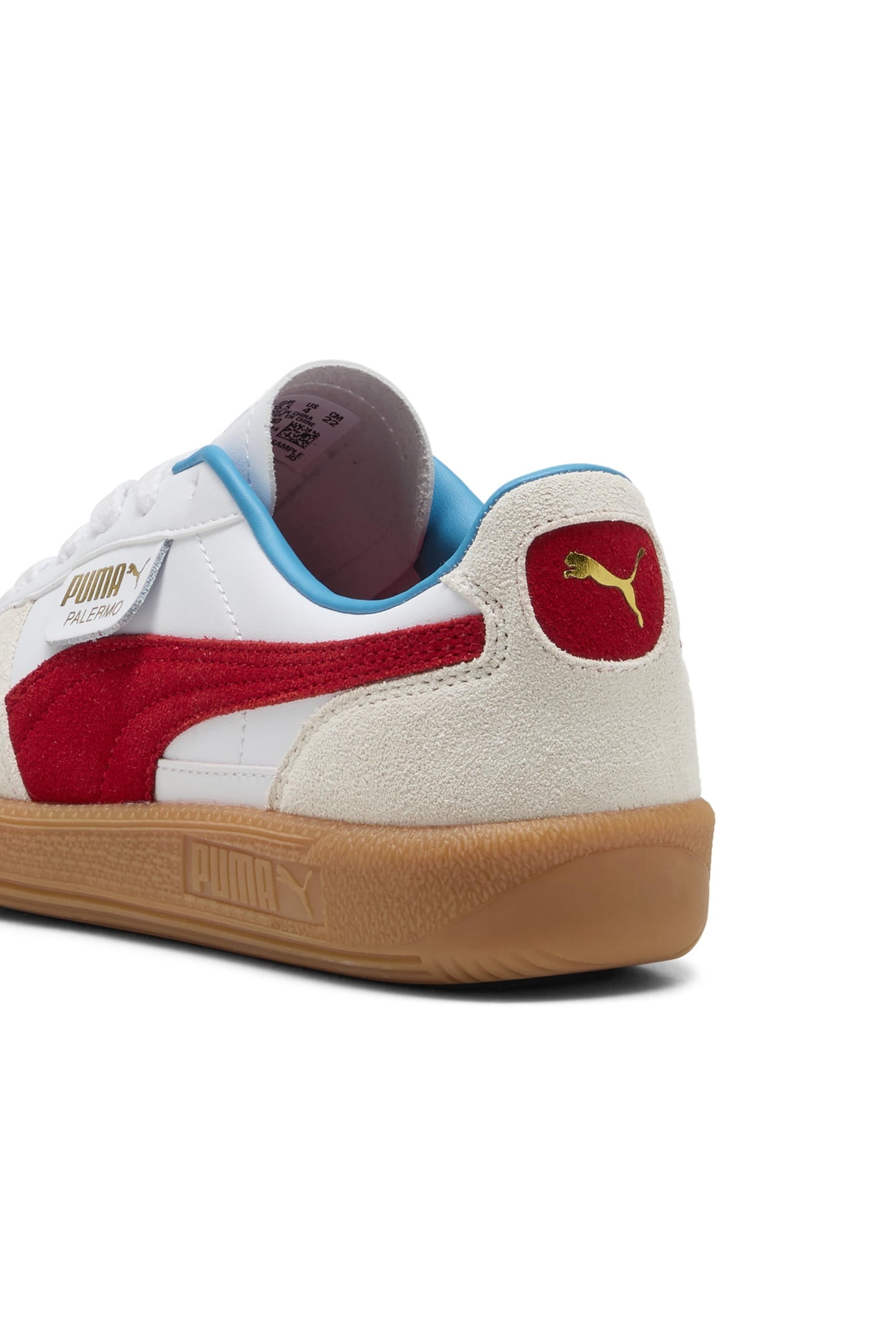 UNISEX PALERMO LTH JUNIOR WHITE-FOR ALL TIME RED 2