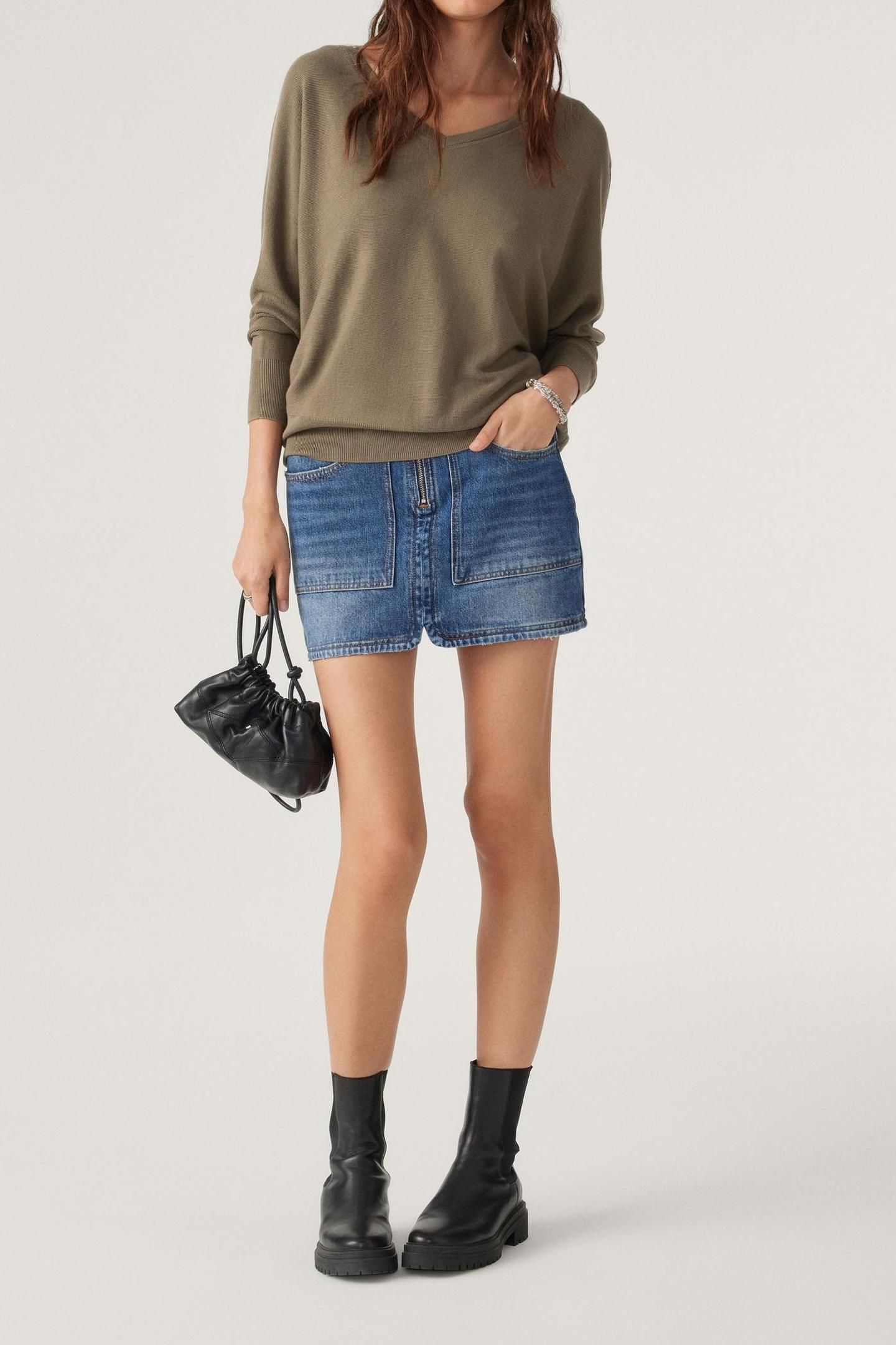 LONG SLEEVES KNIT KAKI 4