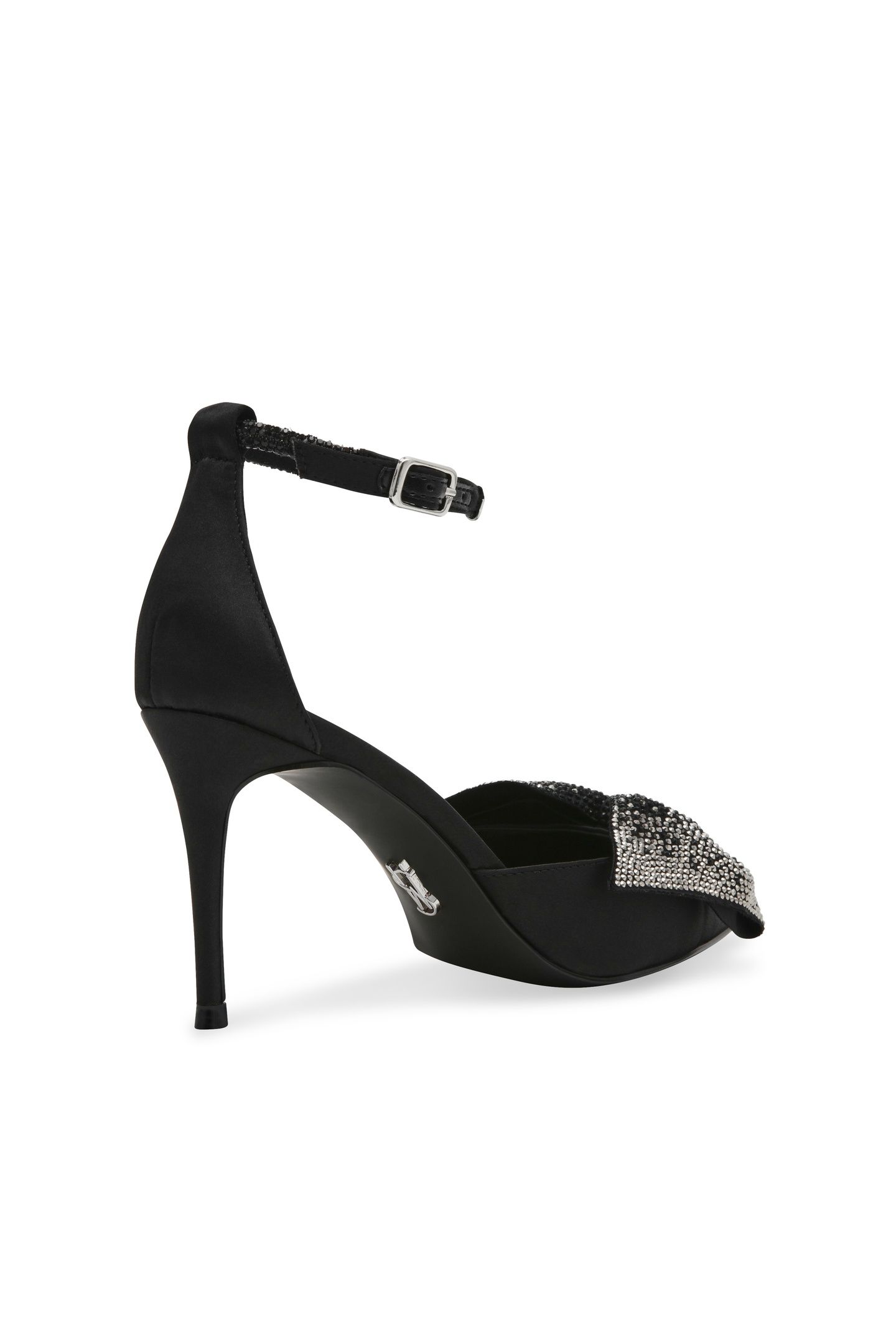 LILYANN-E SANDALS BLACK SATIN 2