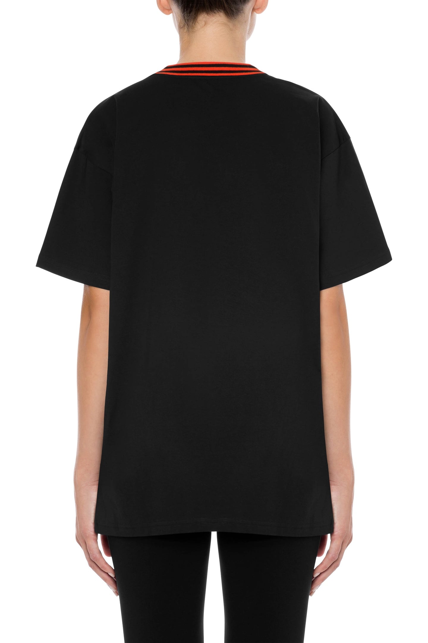 VARSITY TEDDY BEAR ORGANIC JERSEY T-SHIRT BLACK 2