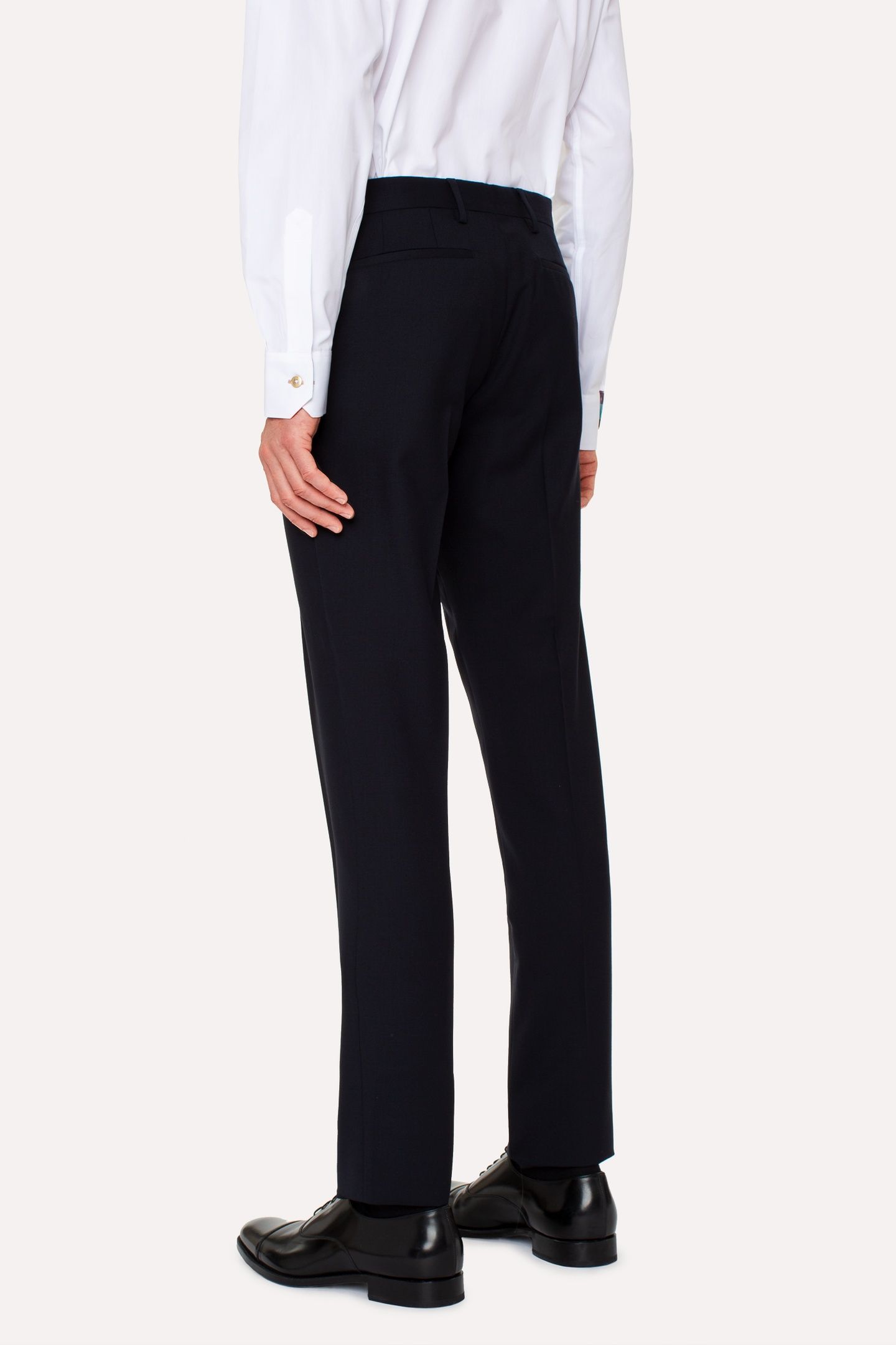 GENTS SLIM FIT TROUSER VERY DARK NAVY 2