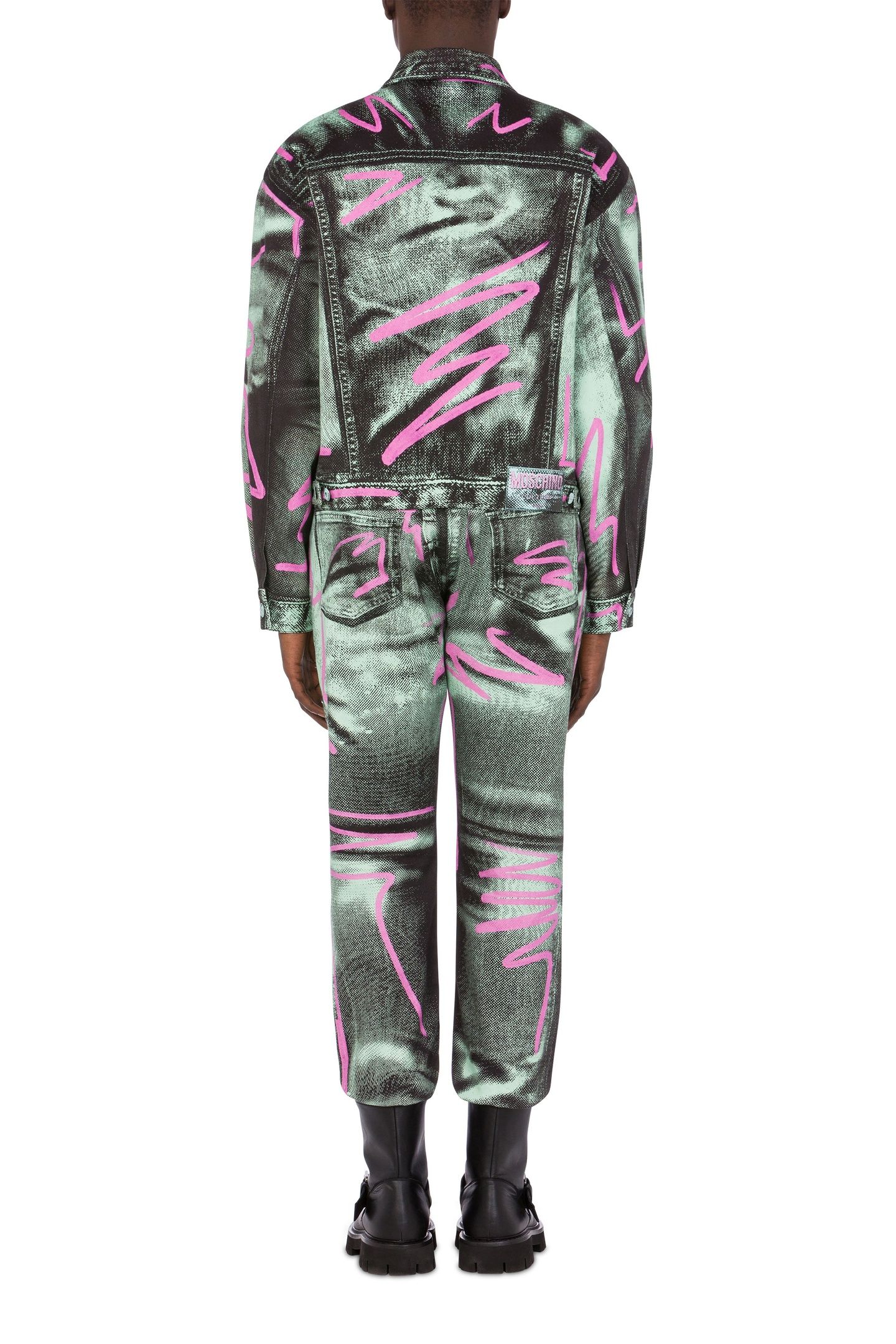 SHADOWS & SQUIGGLES COTTON BULL JACKET GREY 2