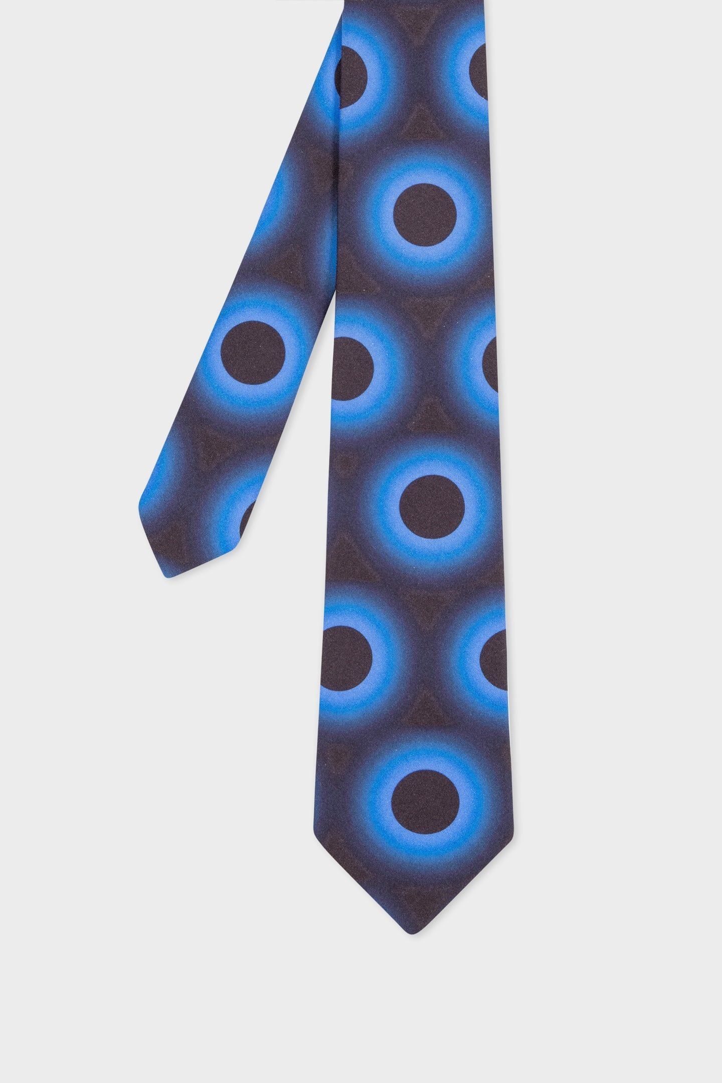 MEN TIE GLOW POLKA VERY DARK NAVY 3
